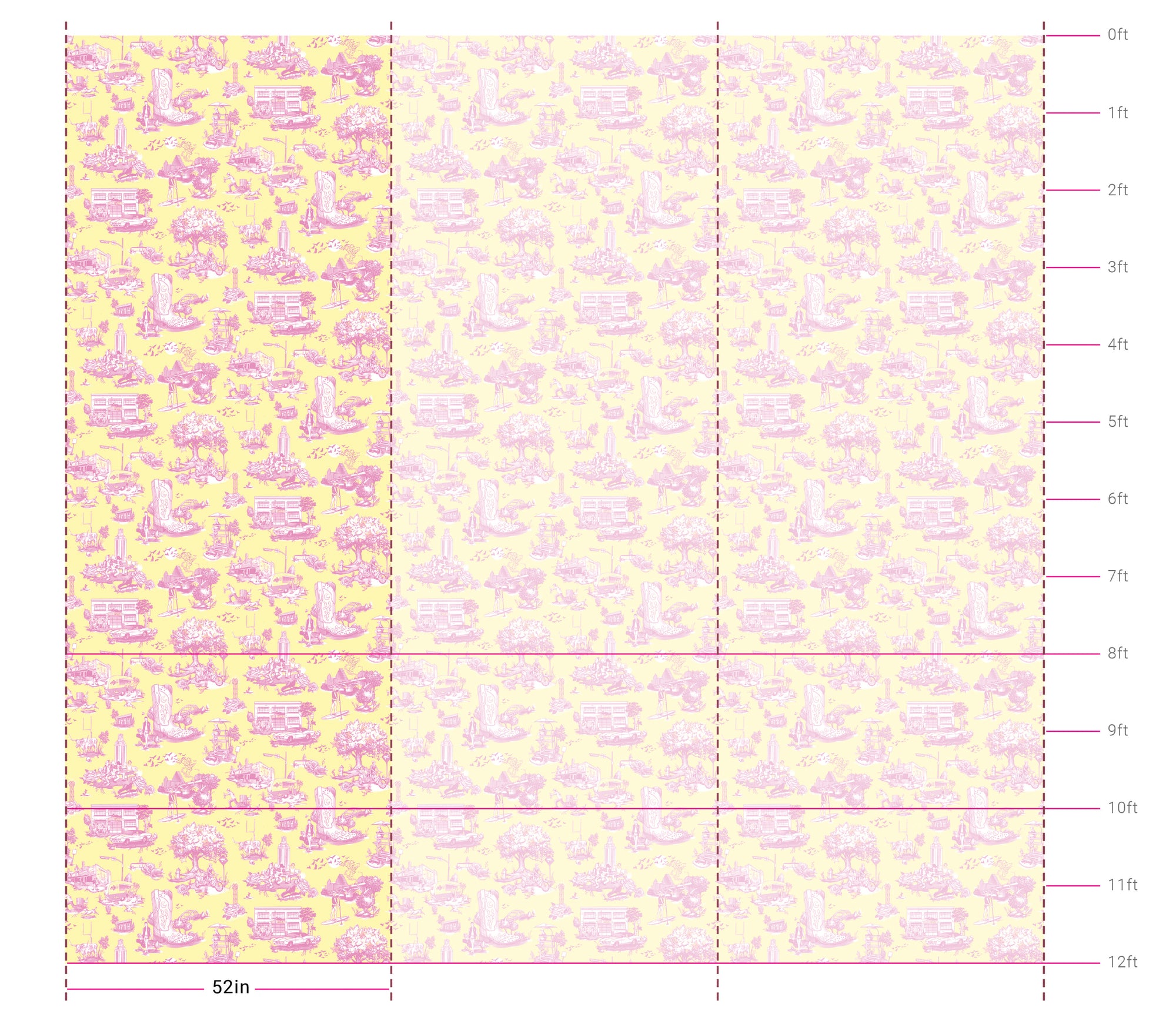 Austin Toile - Pink Lemonade