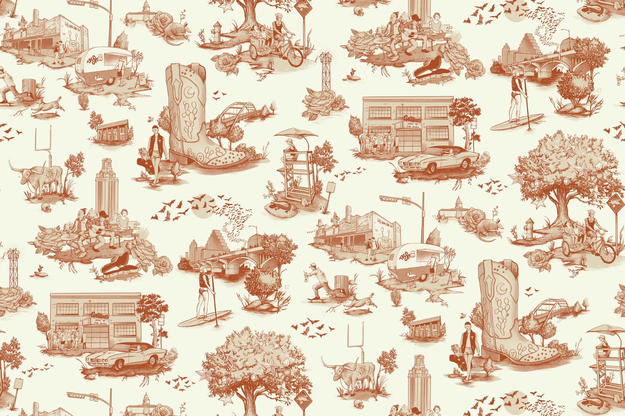 Austin Toile - Red Dirt