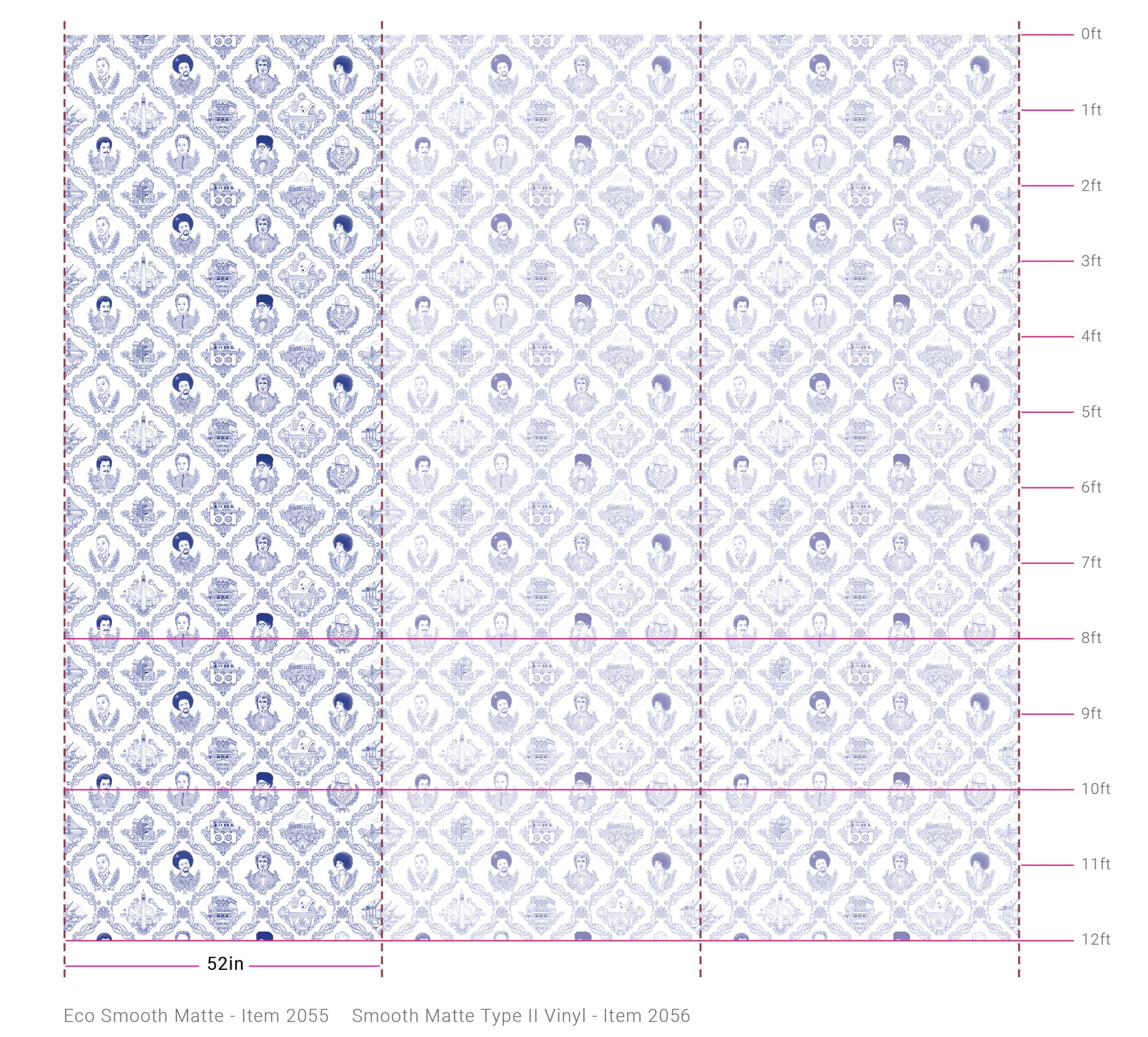 Bay Area Toile - Ballpoint Blue