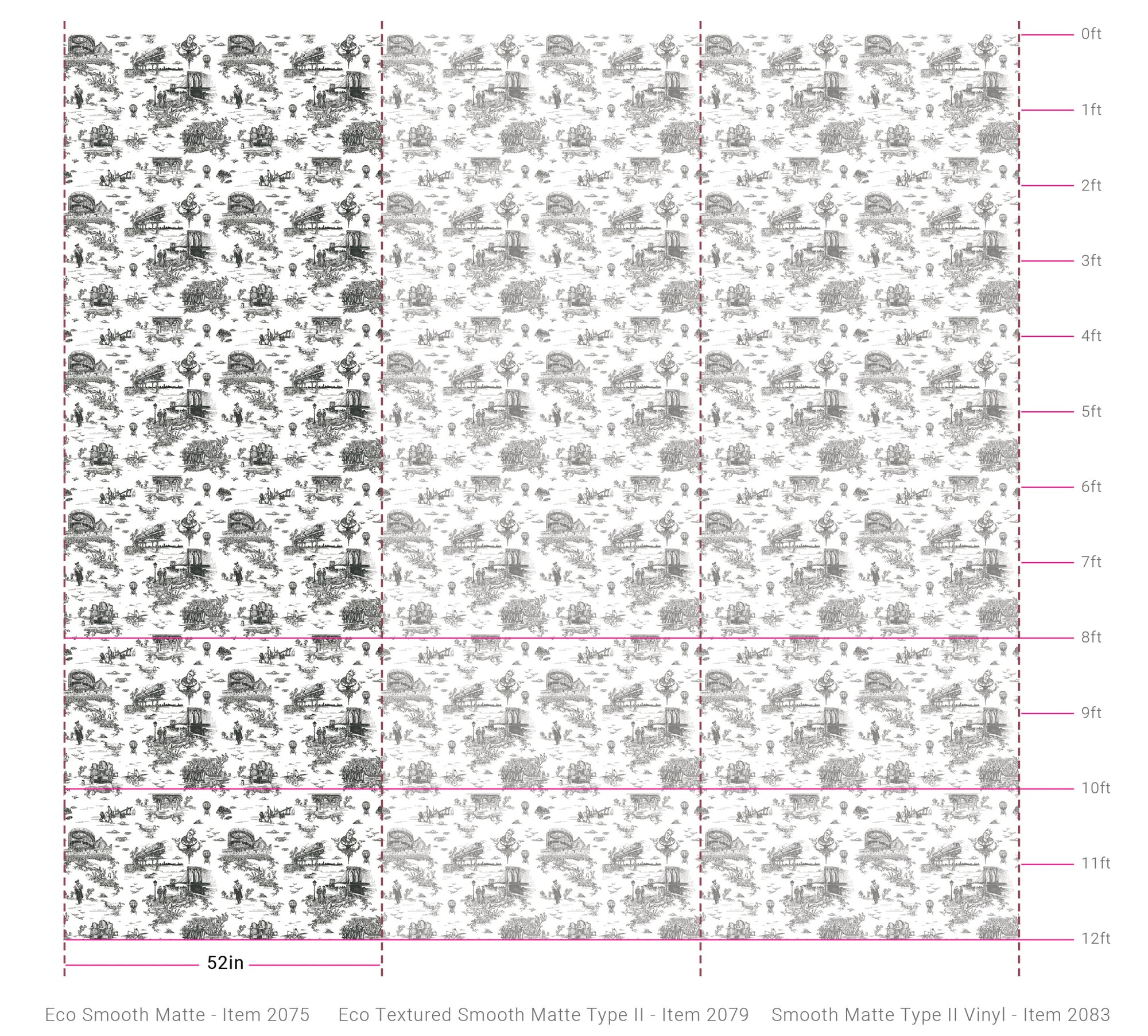 Brooklyn Toile - Black and White
