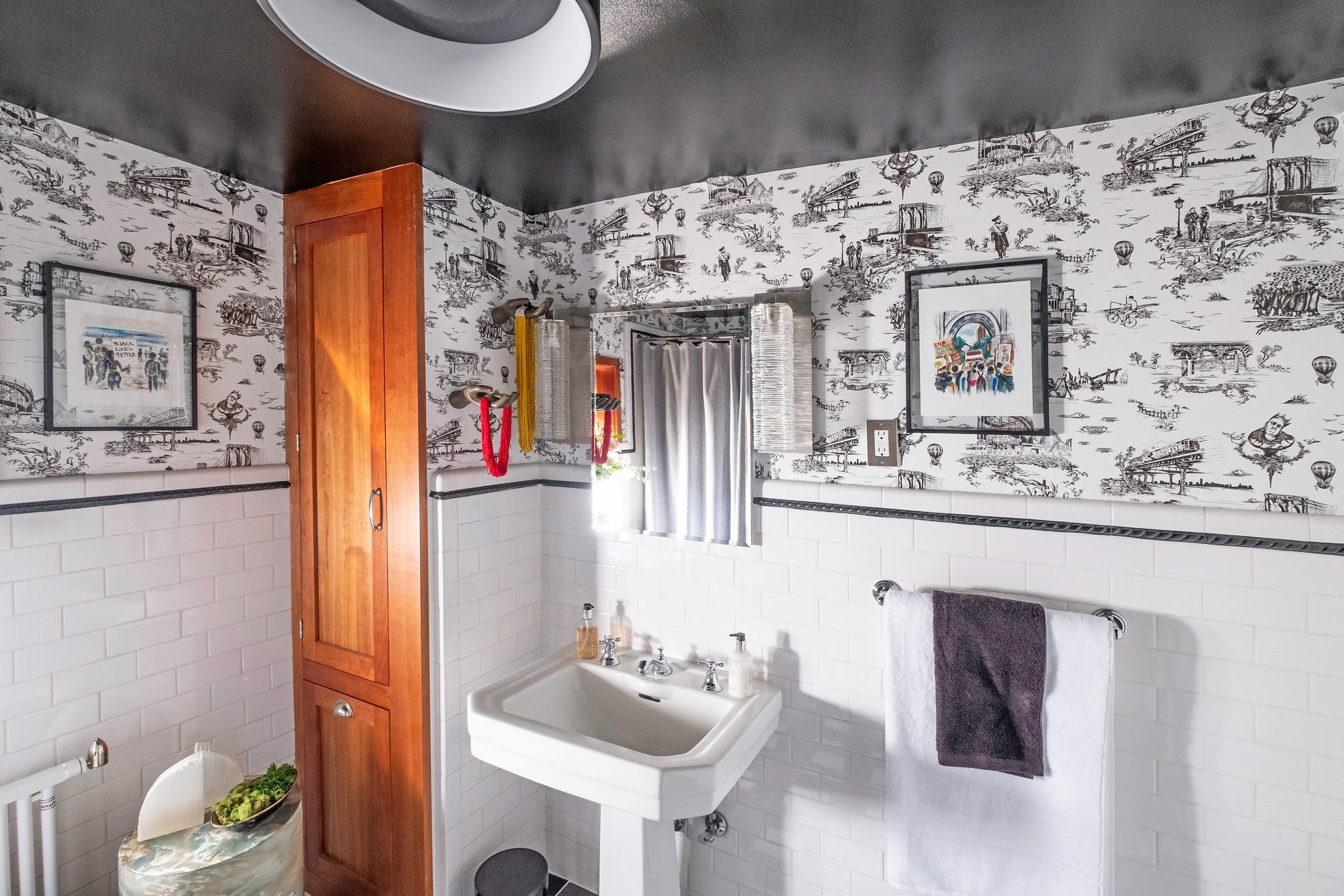 Brooklyn Toile - Black and White