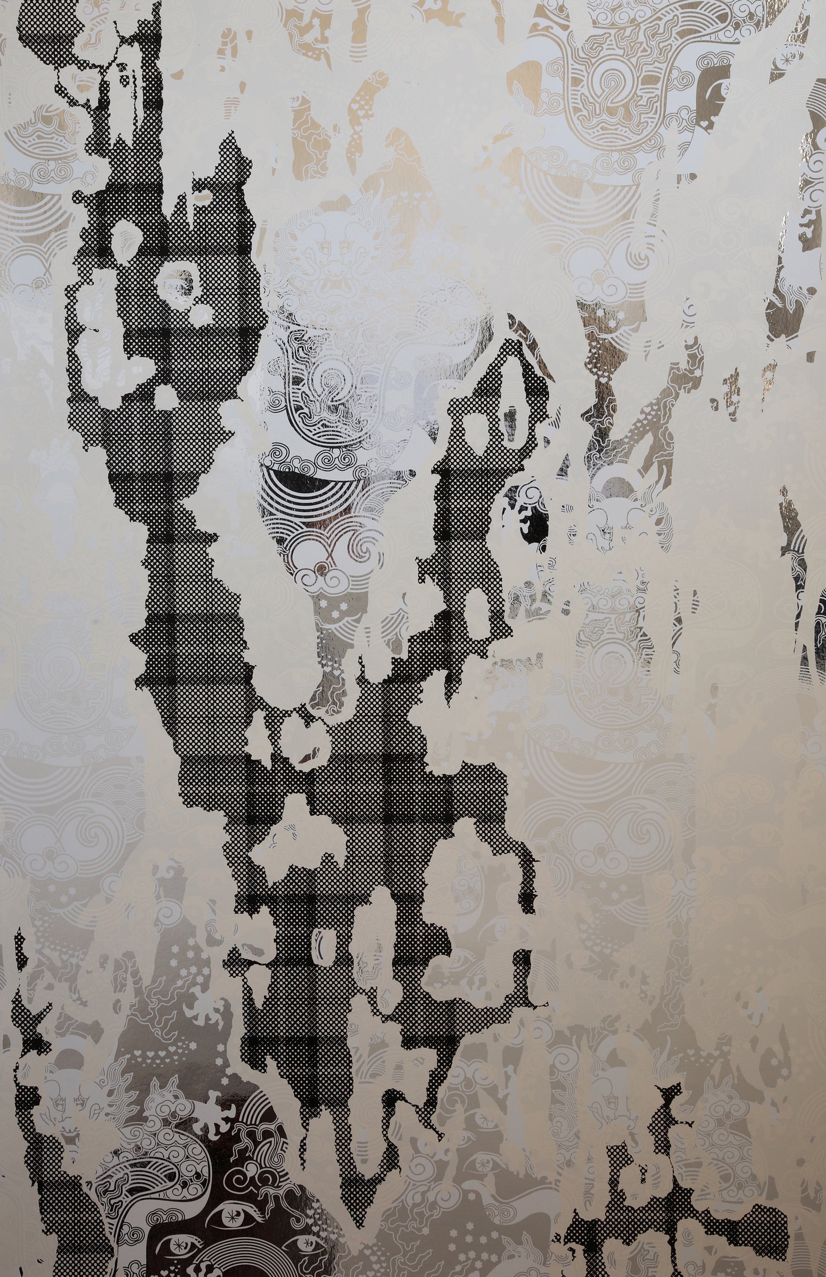 Celestial Dragon - Torn Plaid Marshmallow | Flavor Paper