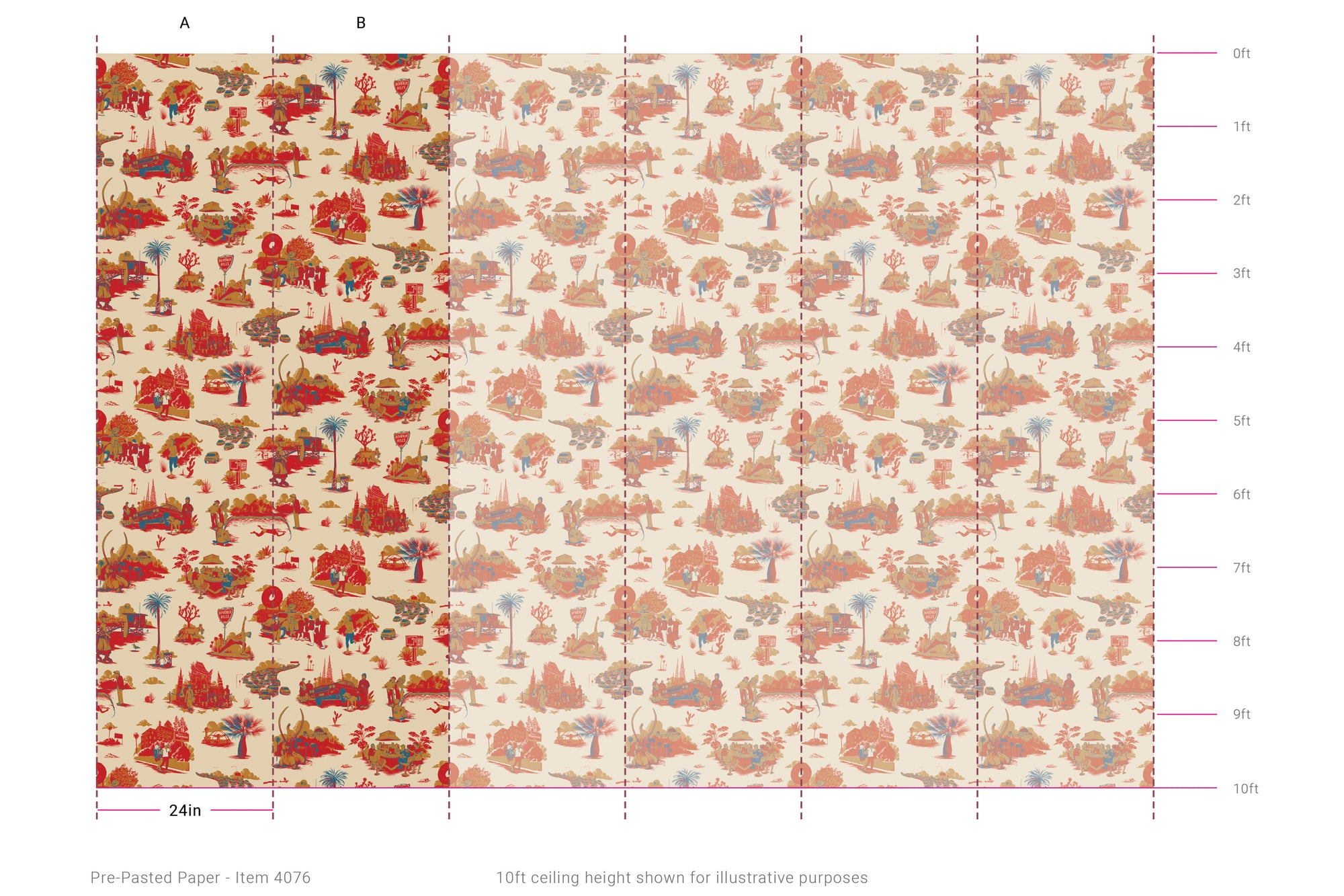 Los Angeles Toile - Beverly Hills