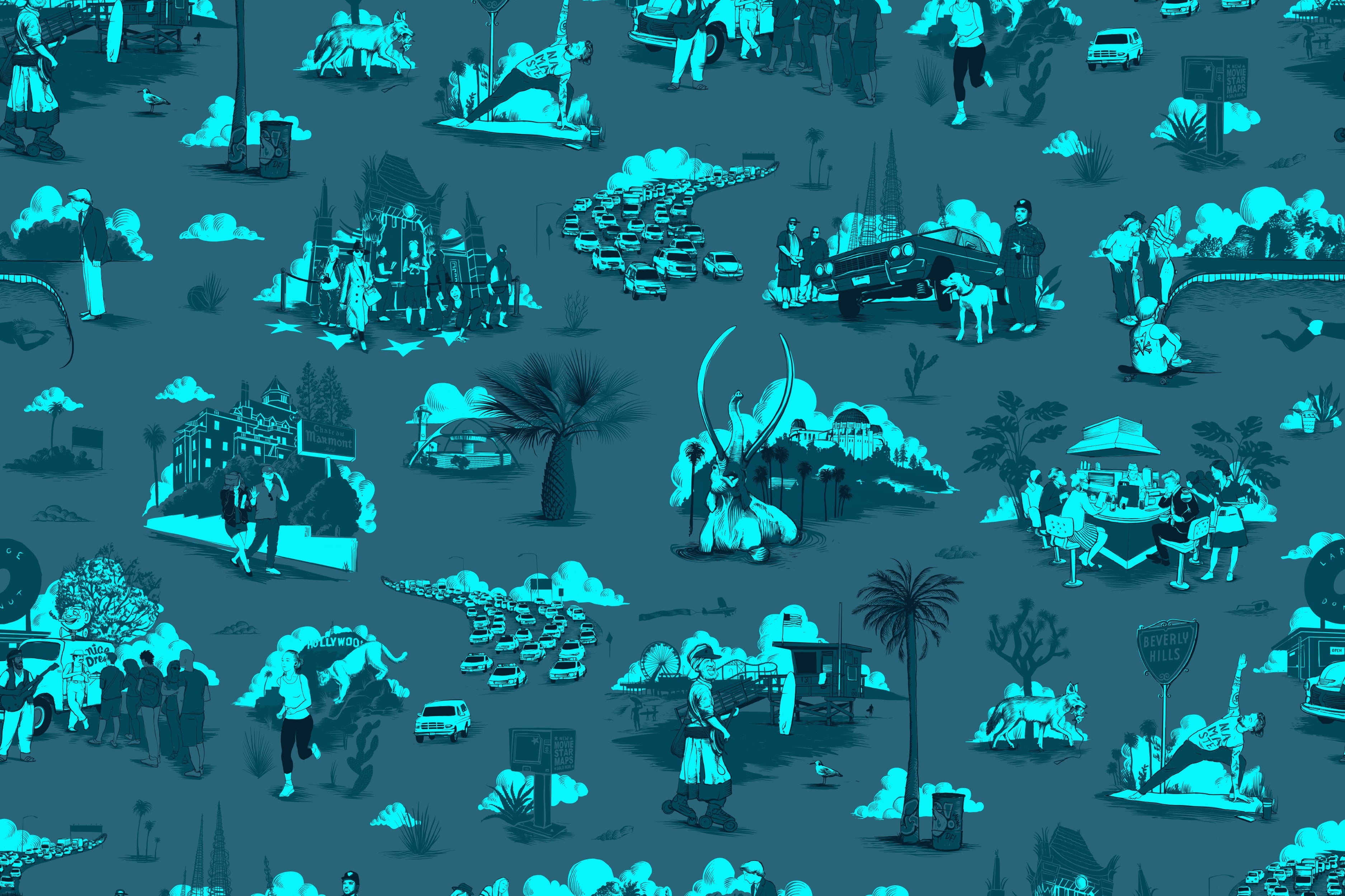 Los-Angeles-Toile-Hollywood-