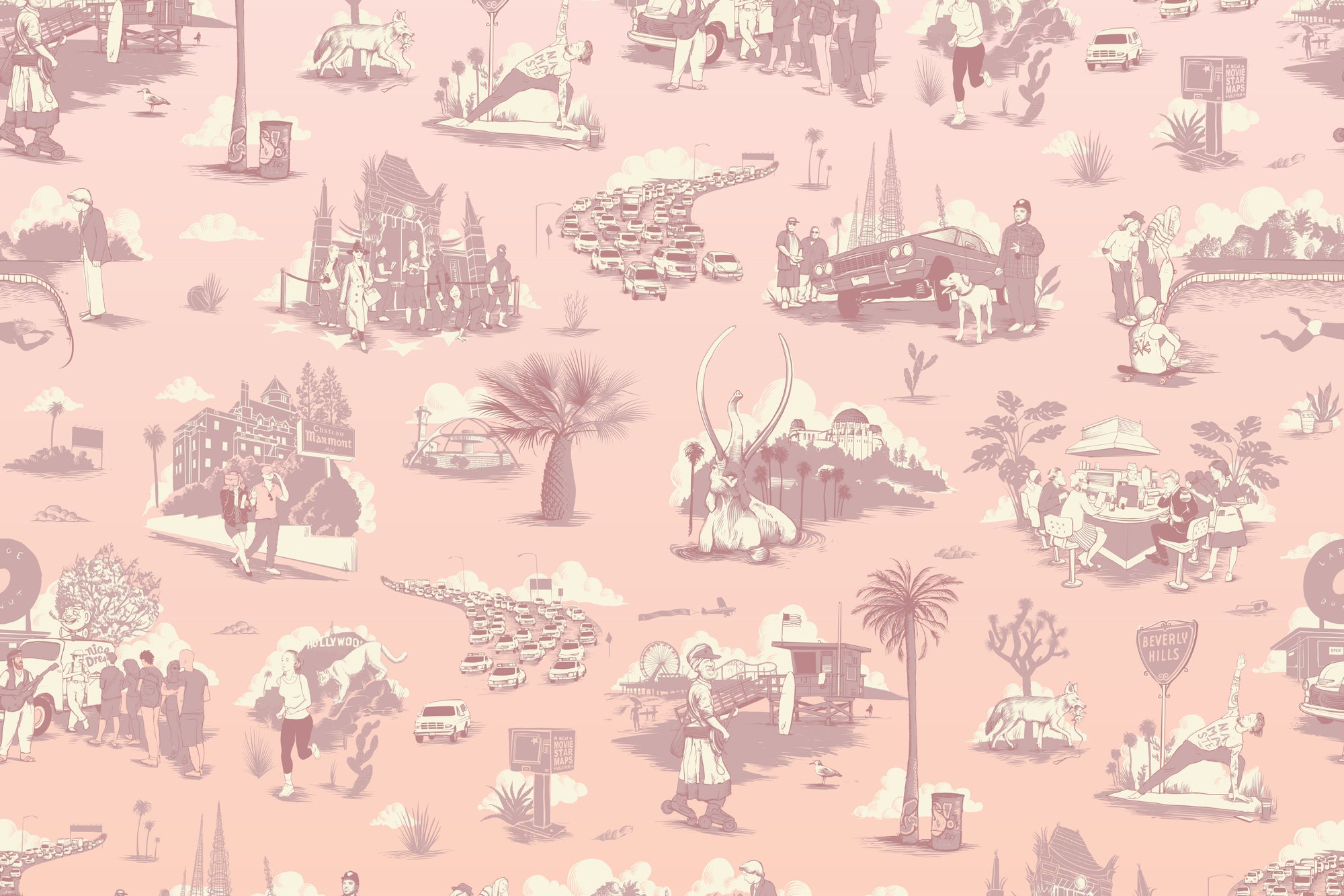 Los Angeles Toile - Malibu