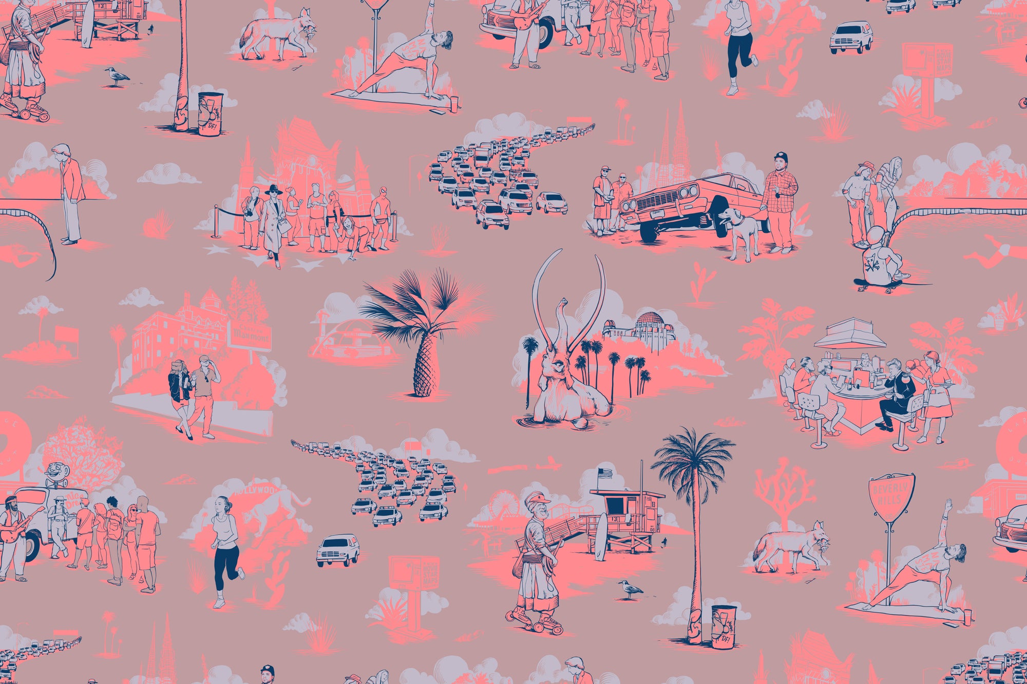 Los Angeles Toile - Venice