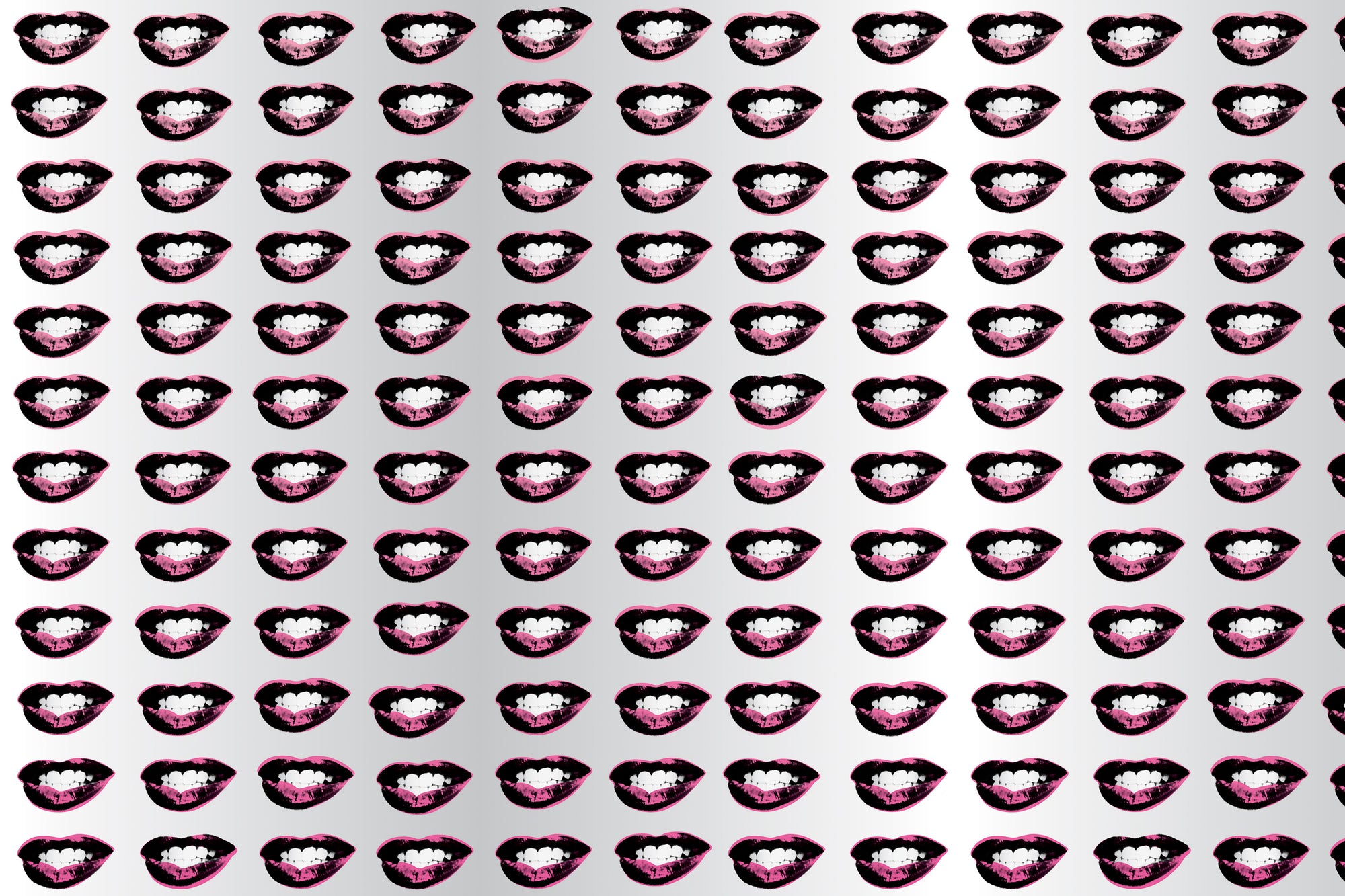 Marilyn's Lips - Grey Fade