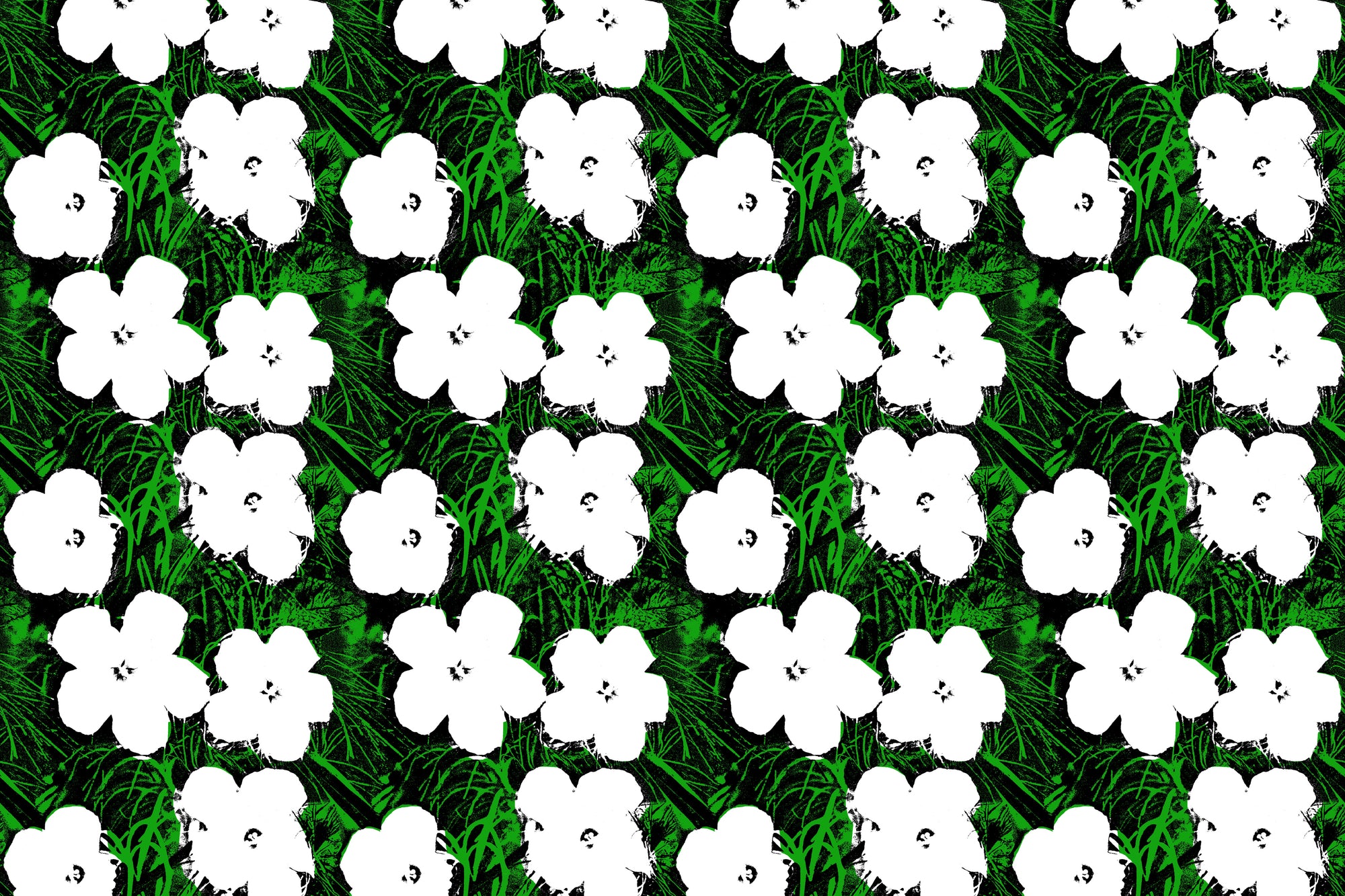 Small Flowers - Blanc