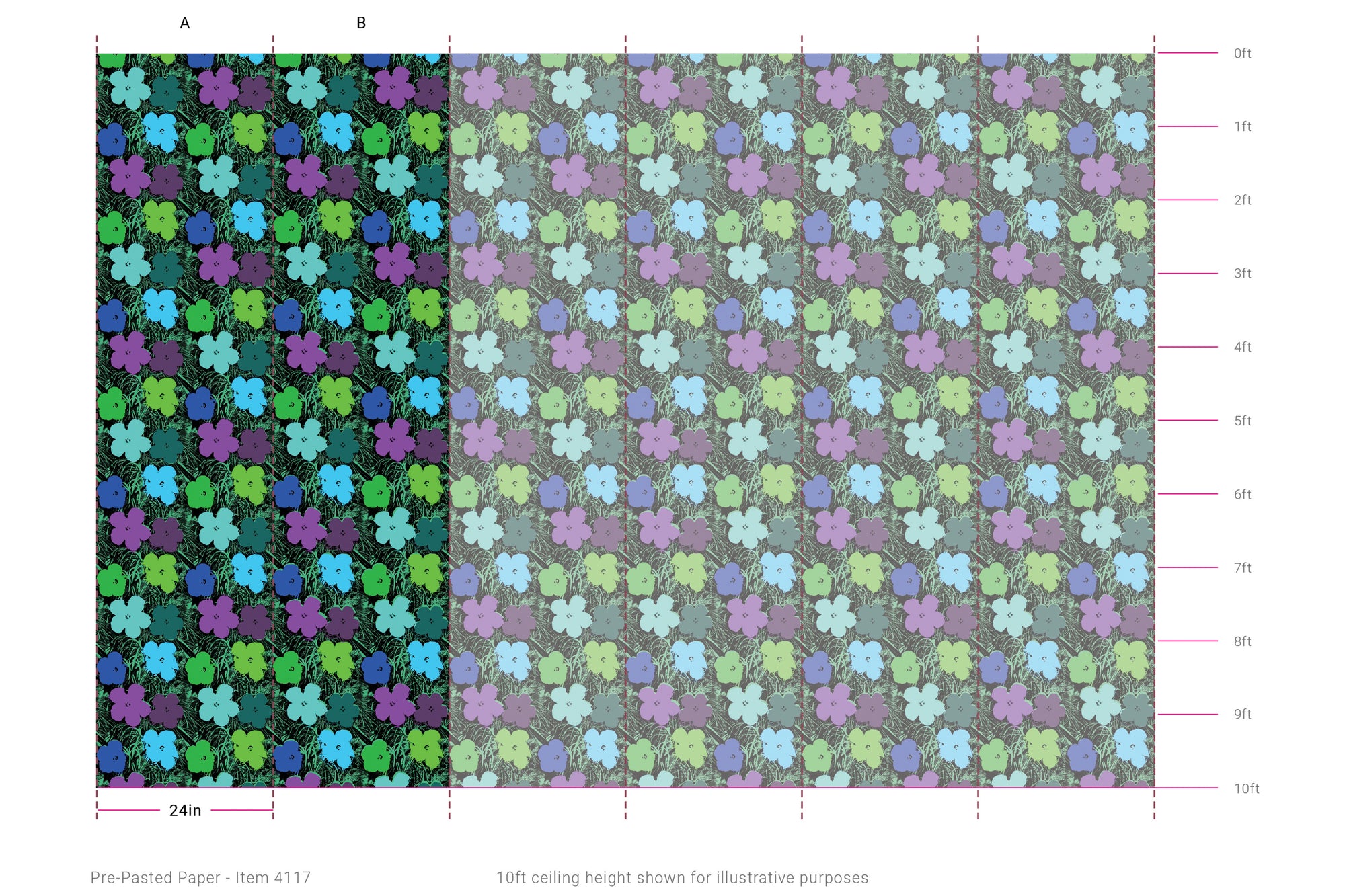 Small Flowers - Iolite