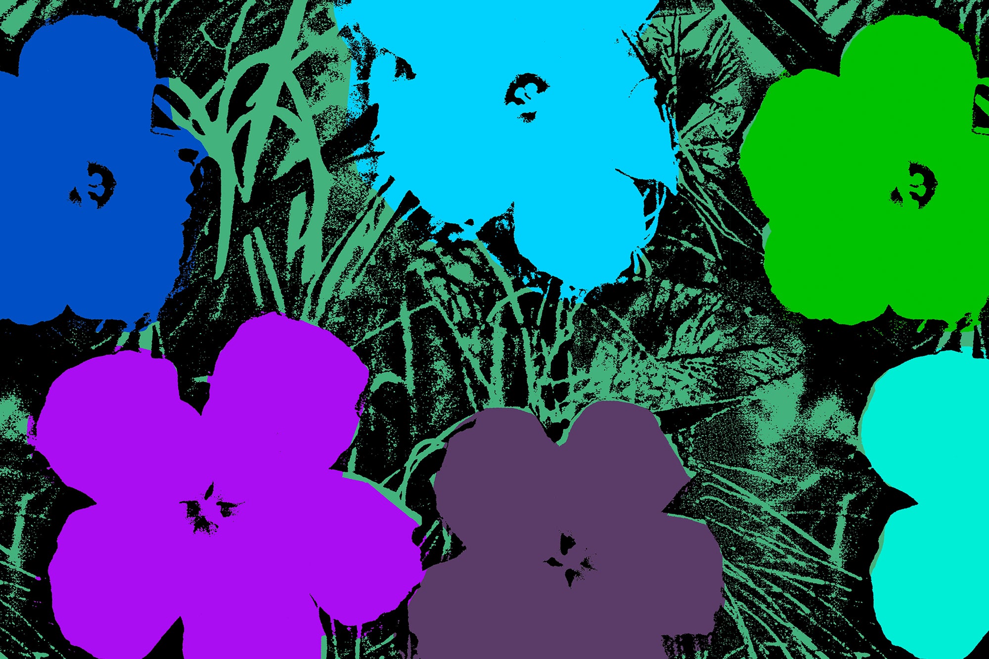 Small Flowers - Iolite