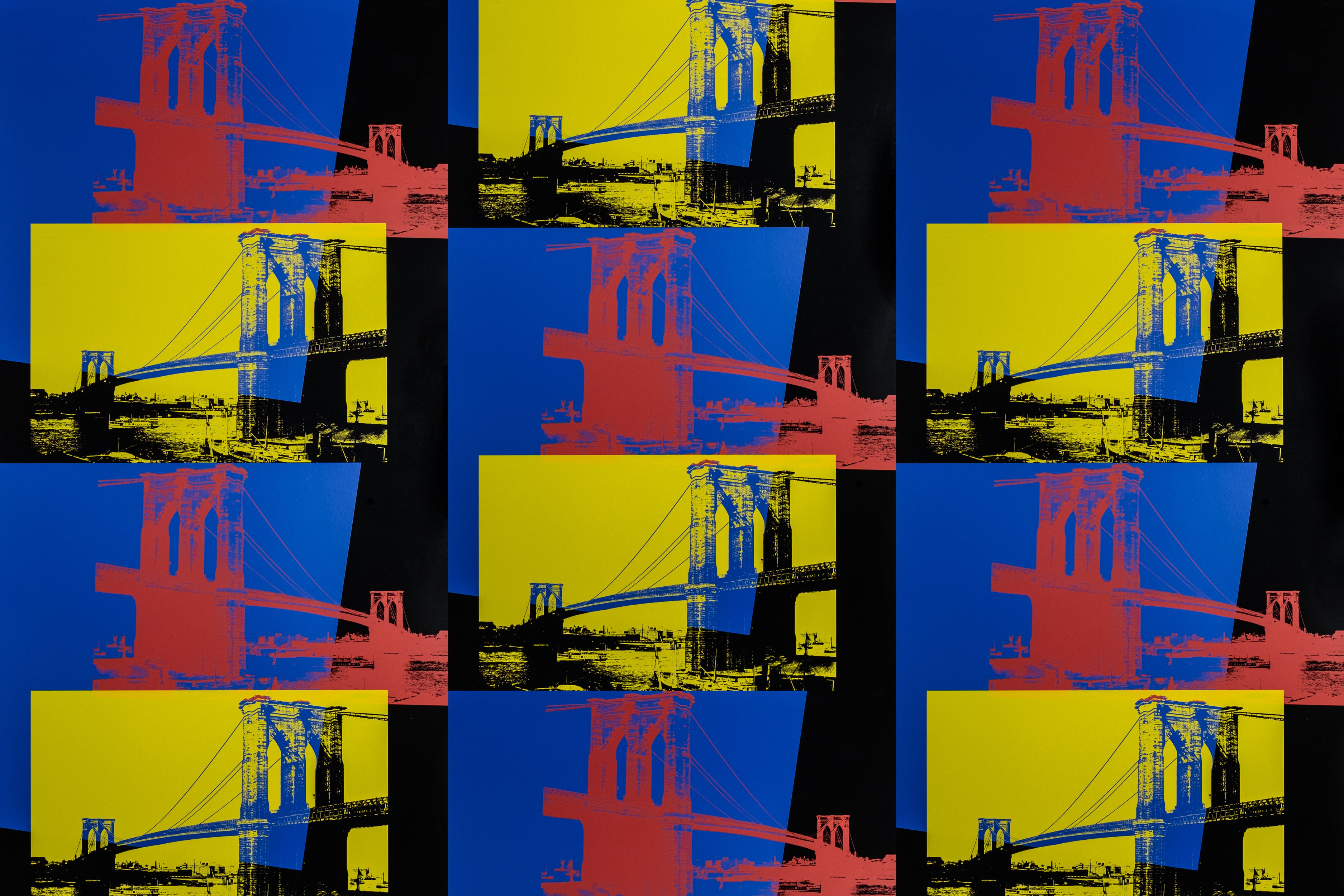 Warhol Brooklyn Bridge - Piet Primary | Flavor Paper