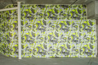 Feroz in Yellow Fury at Art Basel Miami 2012