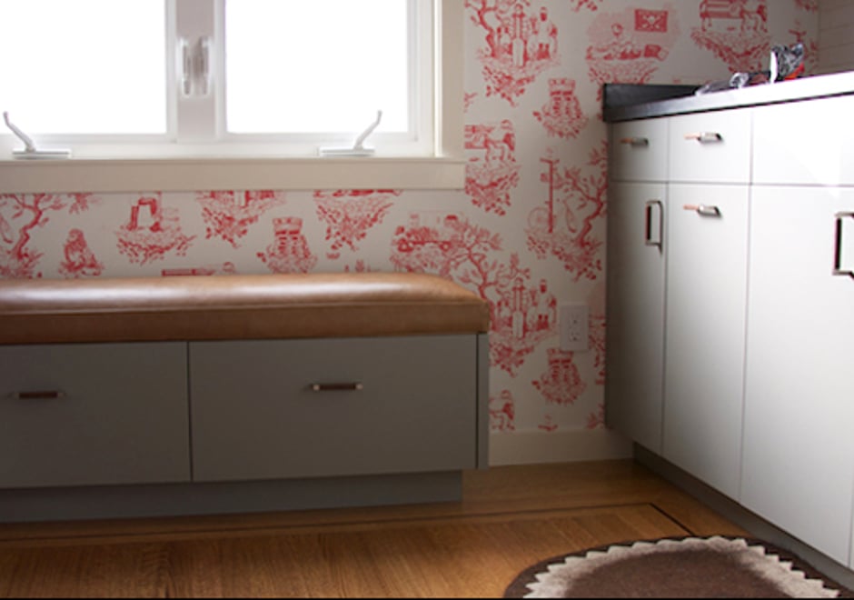 Chinatown Toile Kitchen Makeover