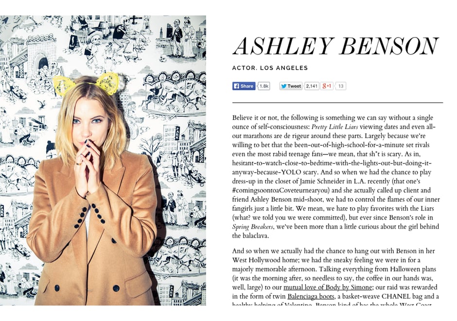 The Coveteur Closet: Ashley Benson and Dia de Dumbo