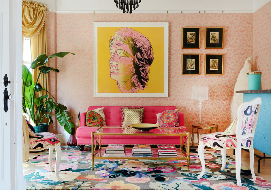 Elysian Fields lookin' super fly in designer Allison Muir's magical San Fran living room. Photography by: Esteban Cortez