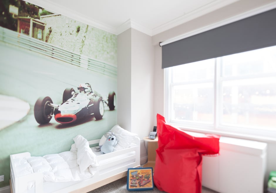 Black Bug makes this kid's room slicker than most.