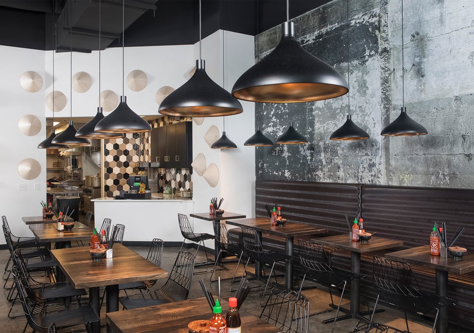 Galapagos Wall is one of Magasin Kitchen’s key ingredients for adding character and texture to its dining room.