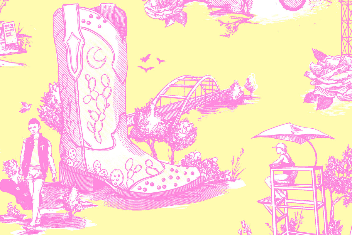 Austin Toile - Pink Lemonade