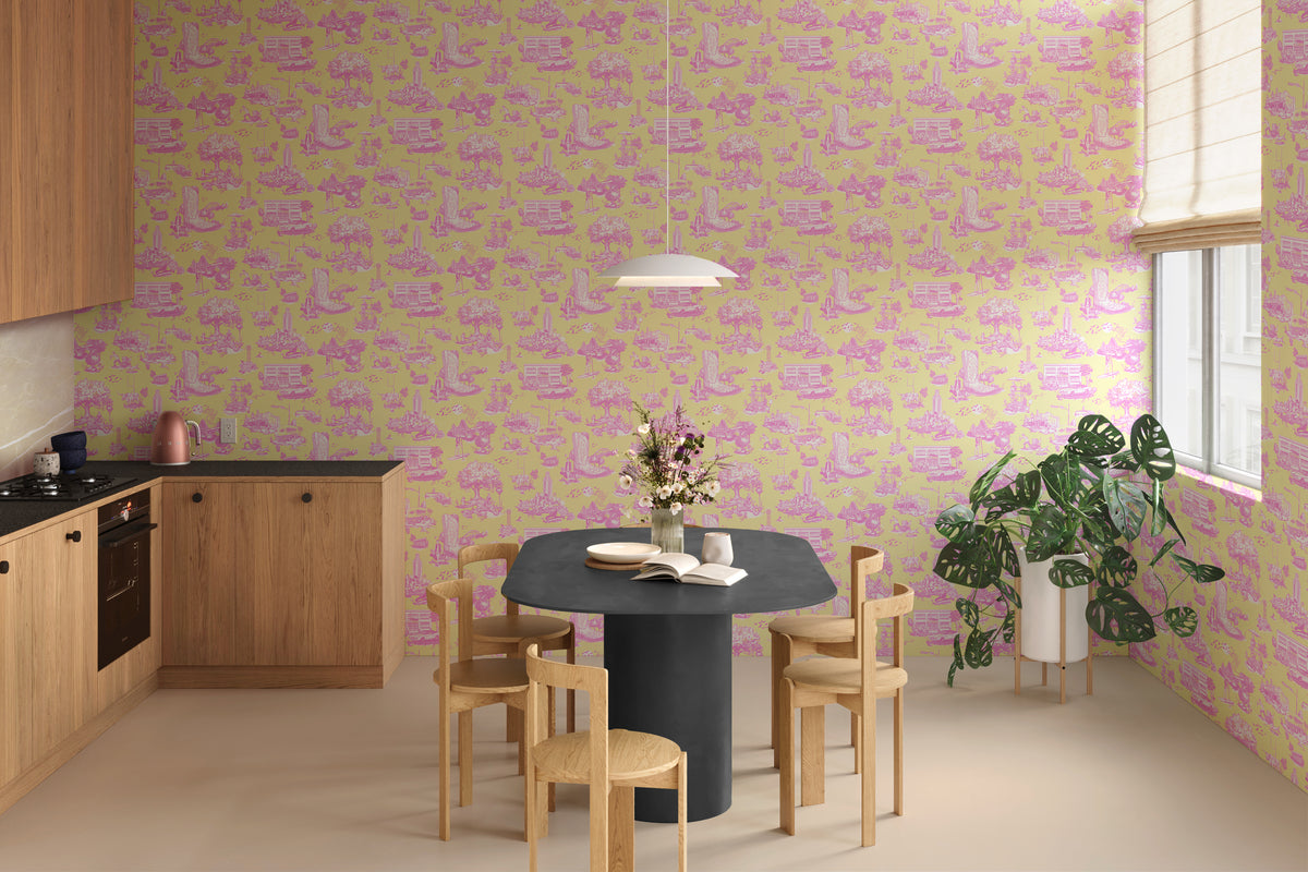 Austin Toile - Pink Lemonade