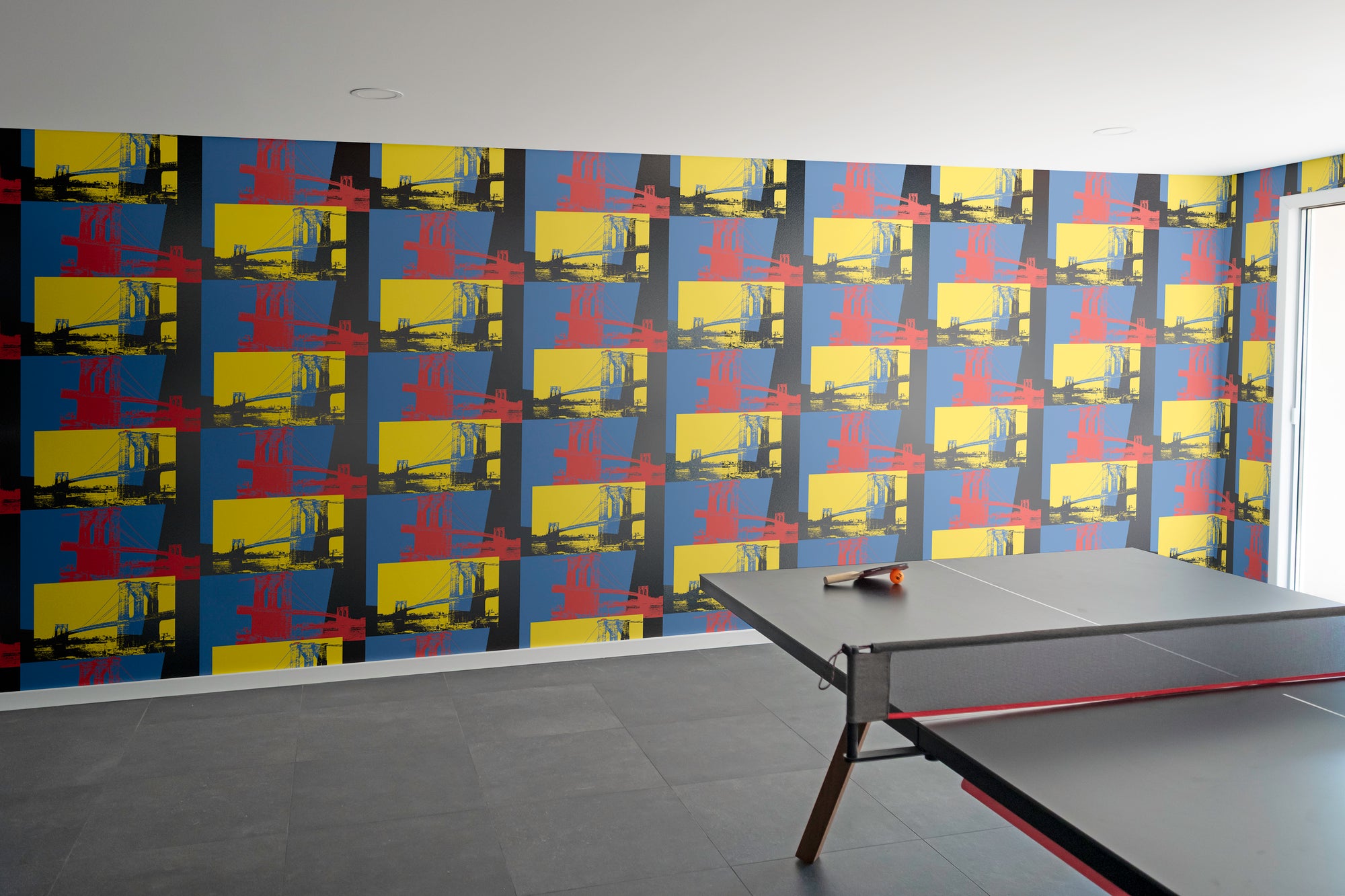 Warhol Brooklyn Bridge - Piet Primary