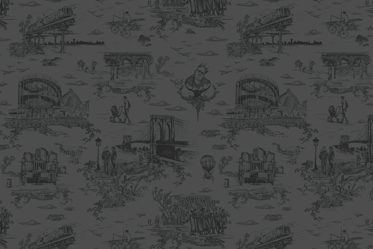 Brooklyn Toile Handscreened - East New York