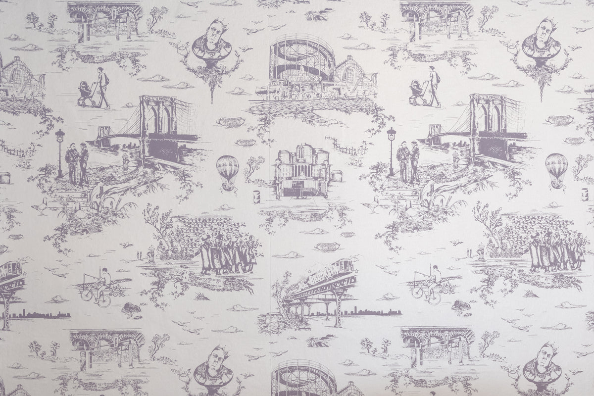 Brooklyn Toile Handscreened - Flatbush