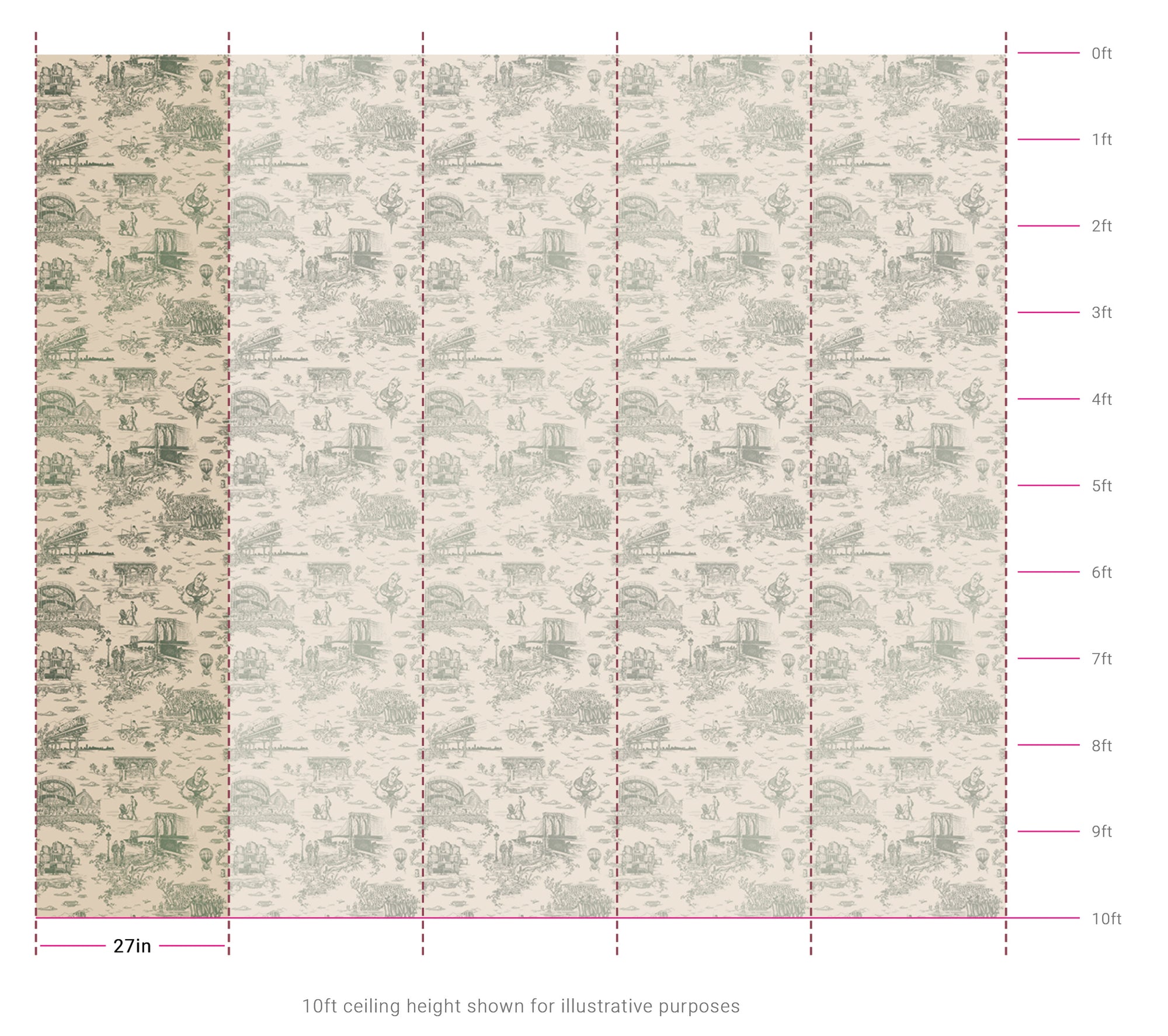 Brooklyn Toile Handscreened - Fort Greene
