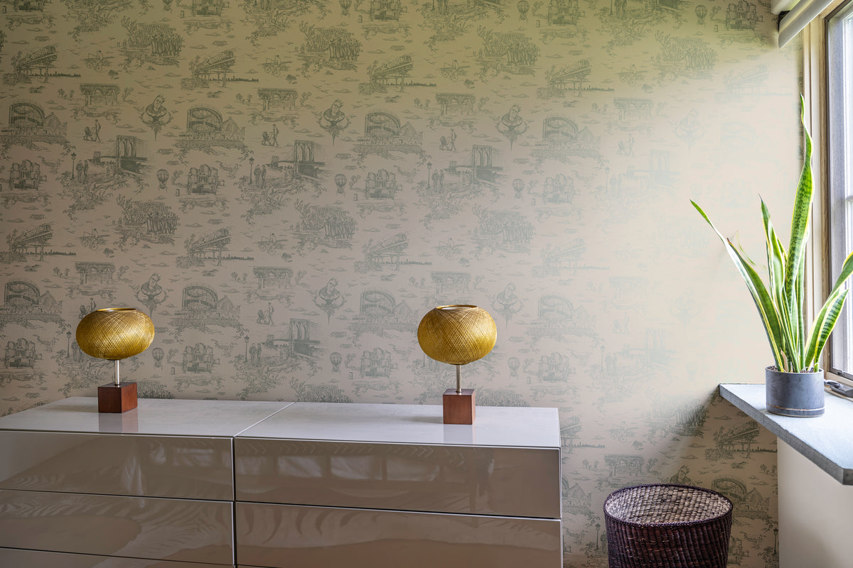 Brooklyn Toile Handscreened - Fort Greene