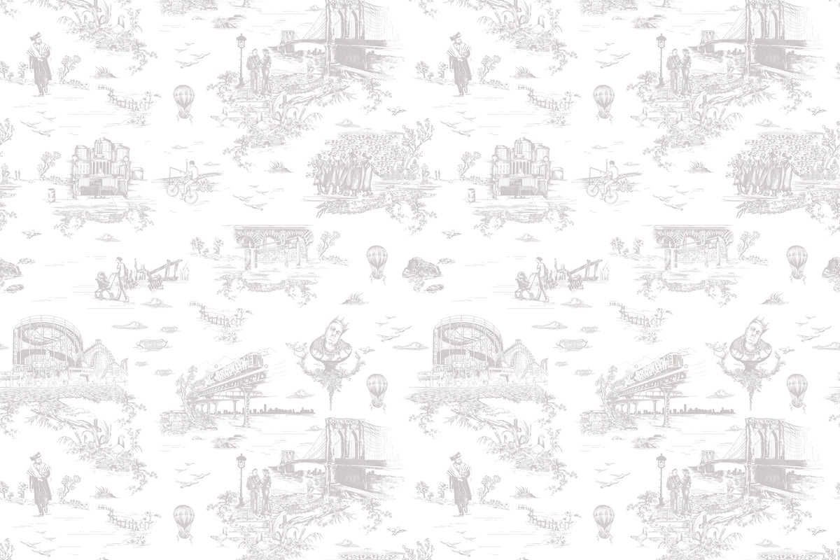 Brooklyn Toile - Pigeon