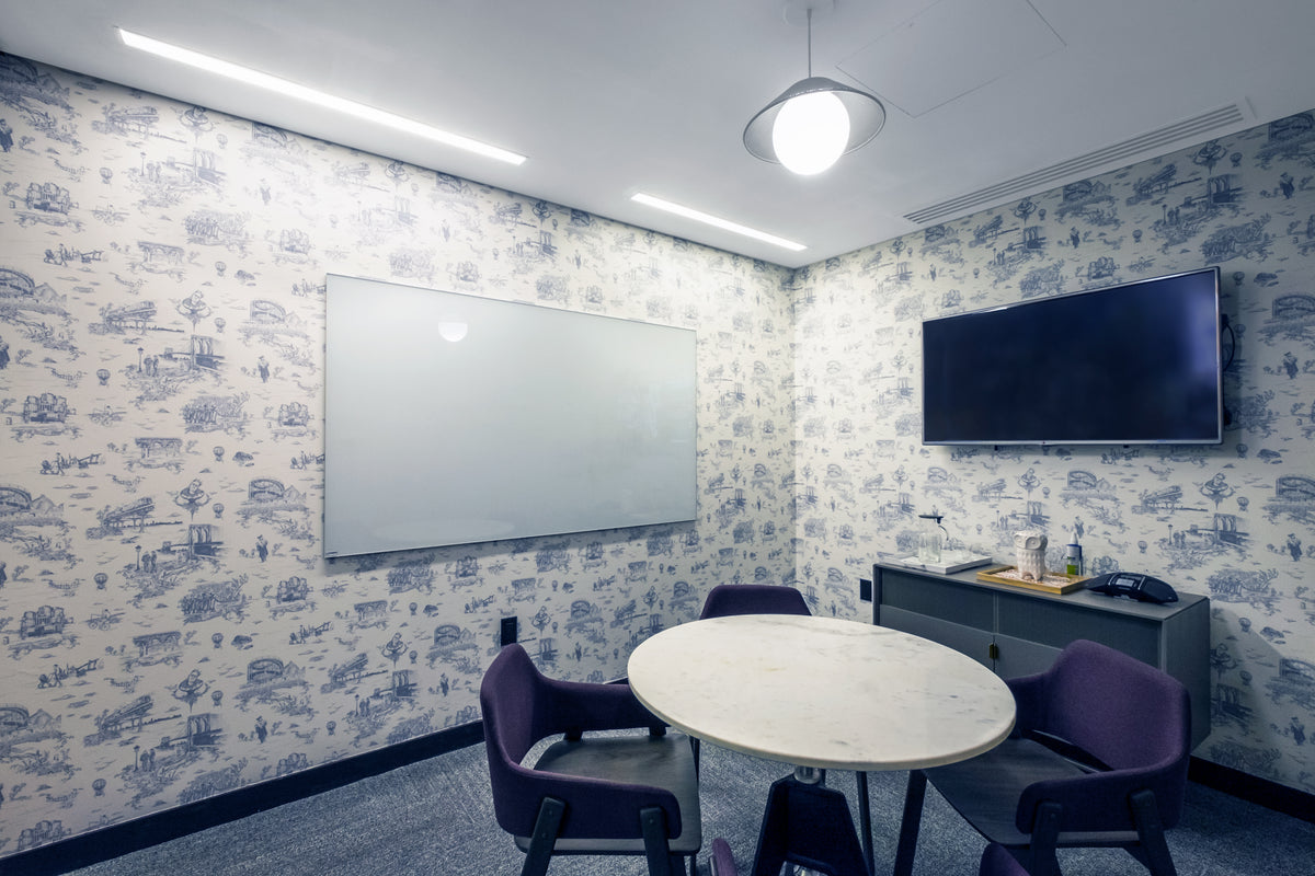 Brooklyn Toile - Porcelain Blue