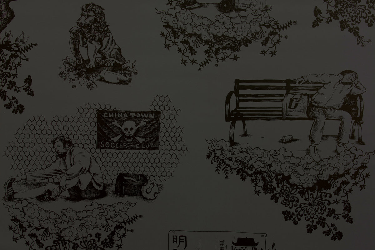 Chinatown Toile - Licorice