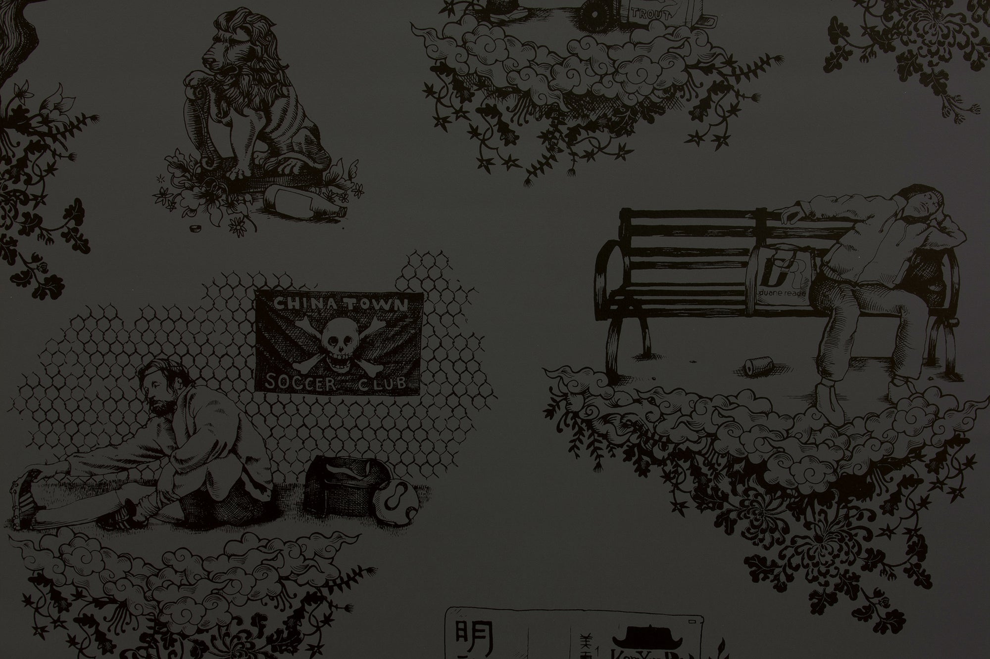 Chinatown Toile - Licorice