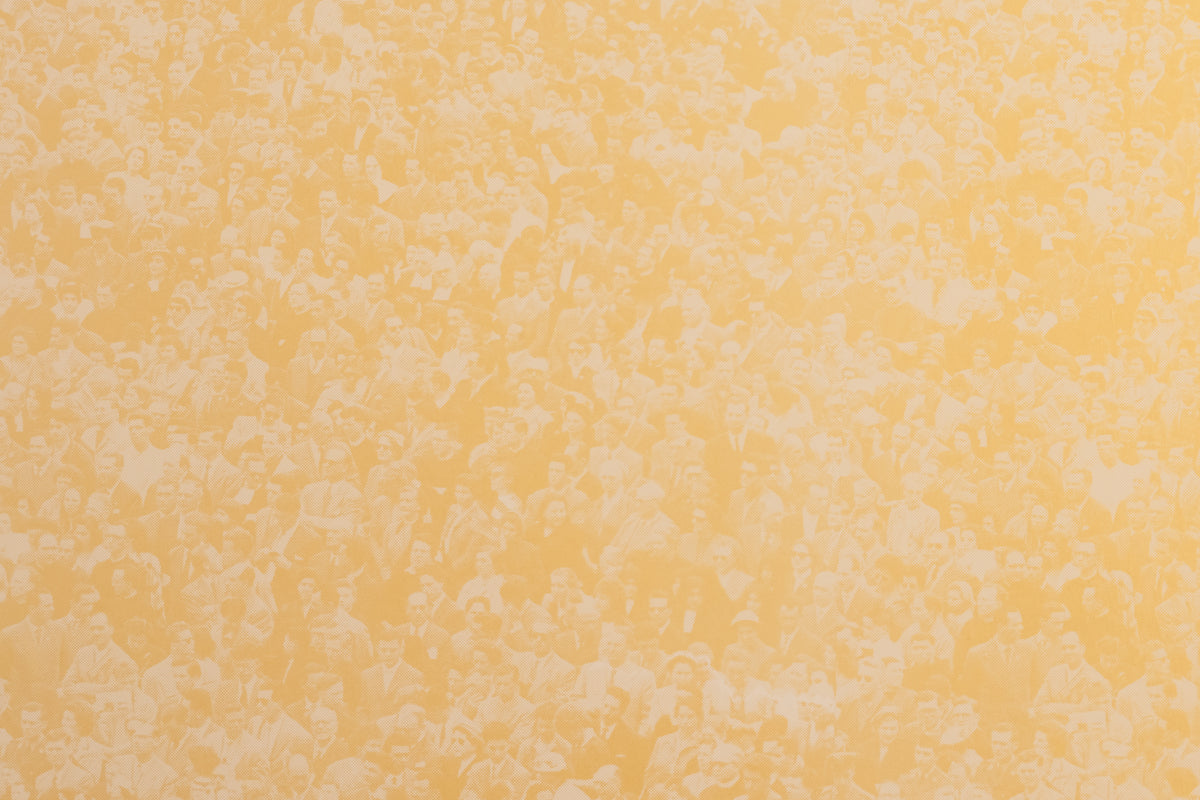 Crowd (Where's Warhol) - Pearl Gold