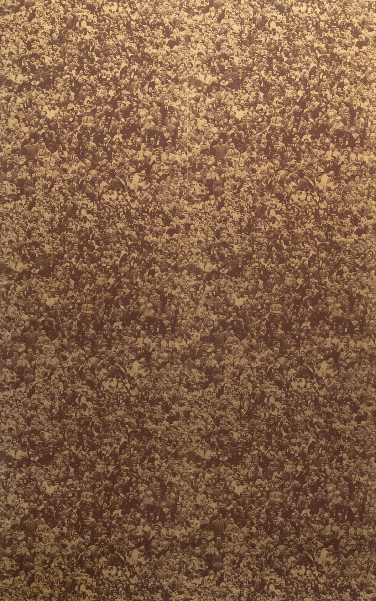 Crowd (Where's Warhol) - Sepia