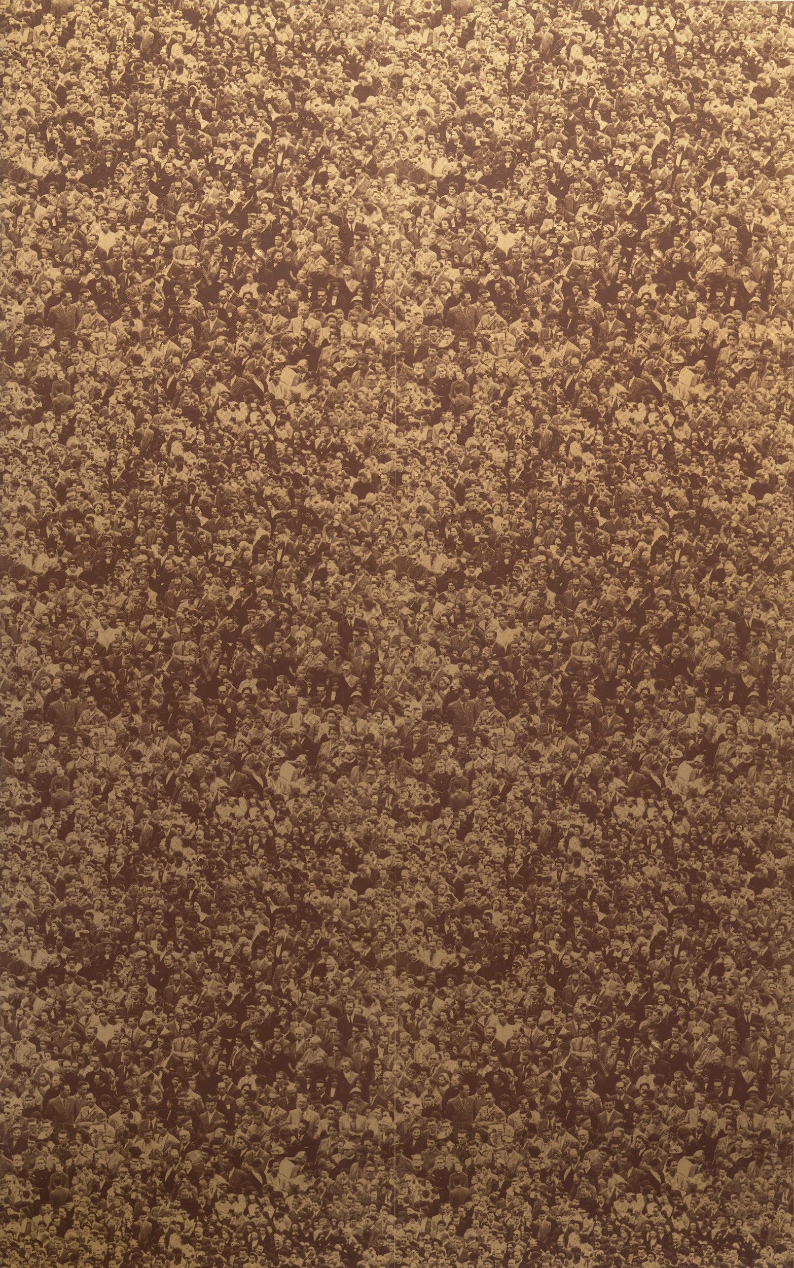 Crowd (Where's Warhol) - Sepia
