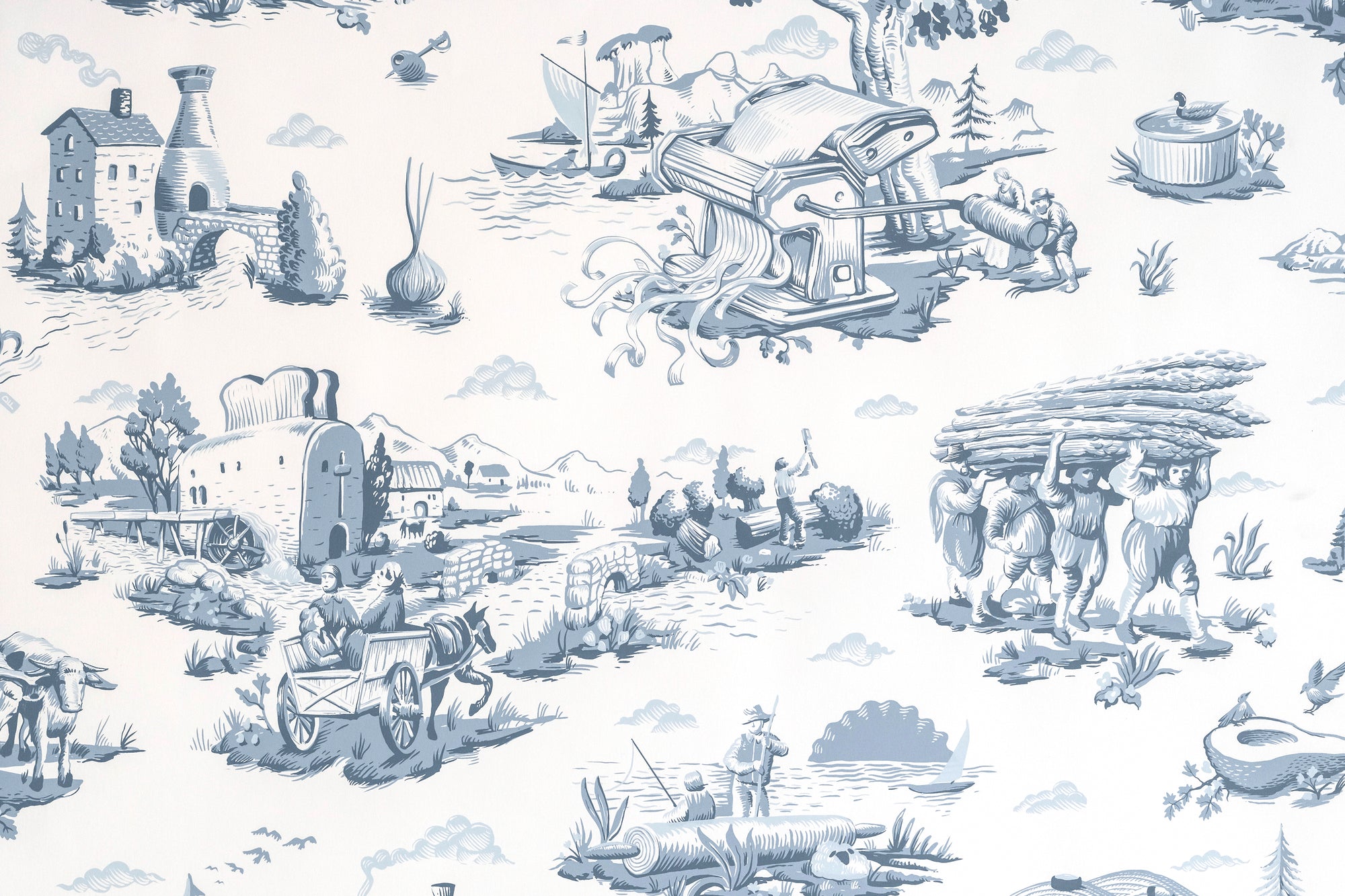 Culinary Toile - Delftware