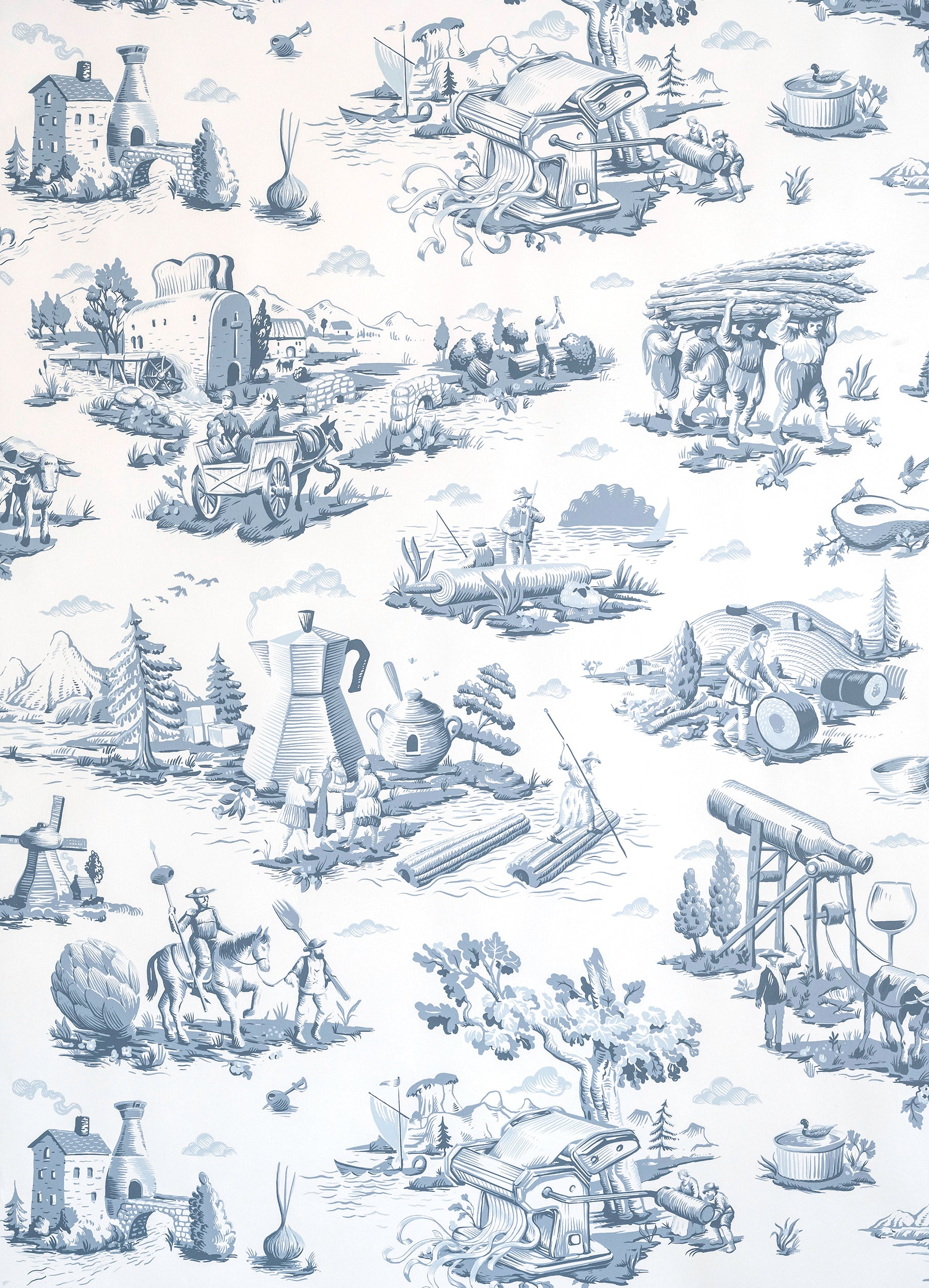 Culinary Toile - Delftware