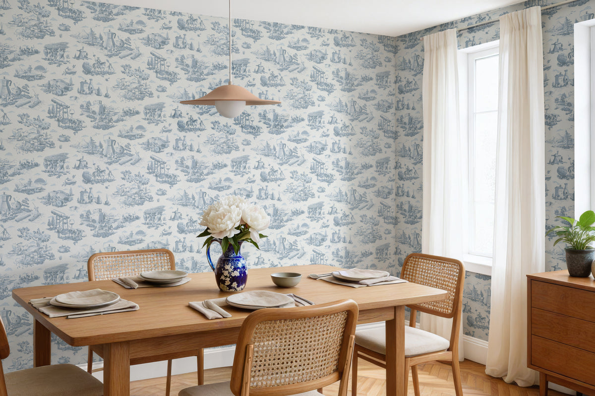 Culinary Toile - Delftware