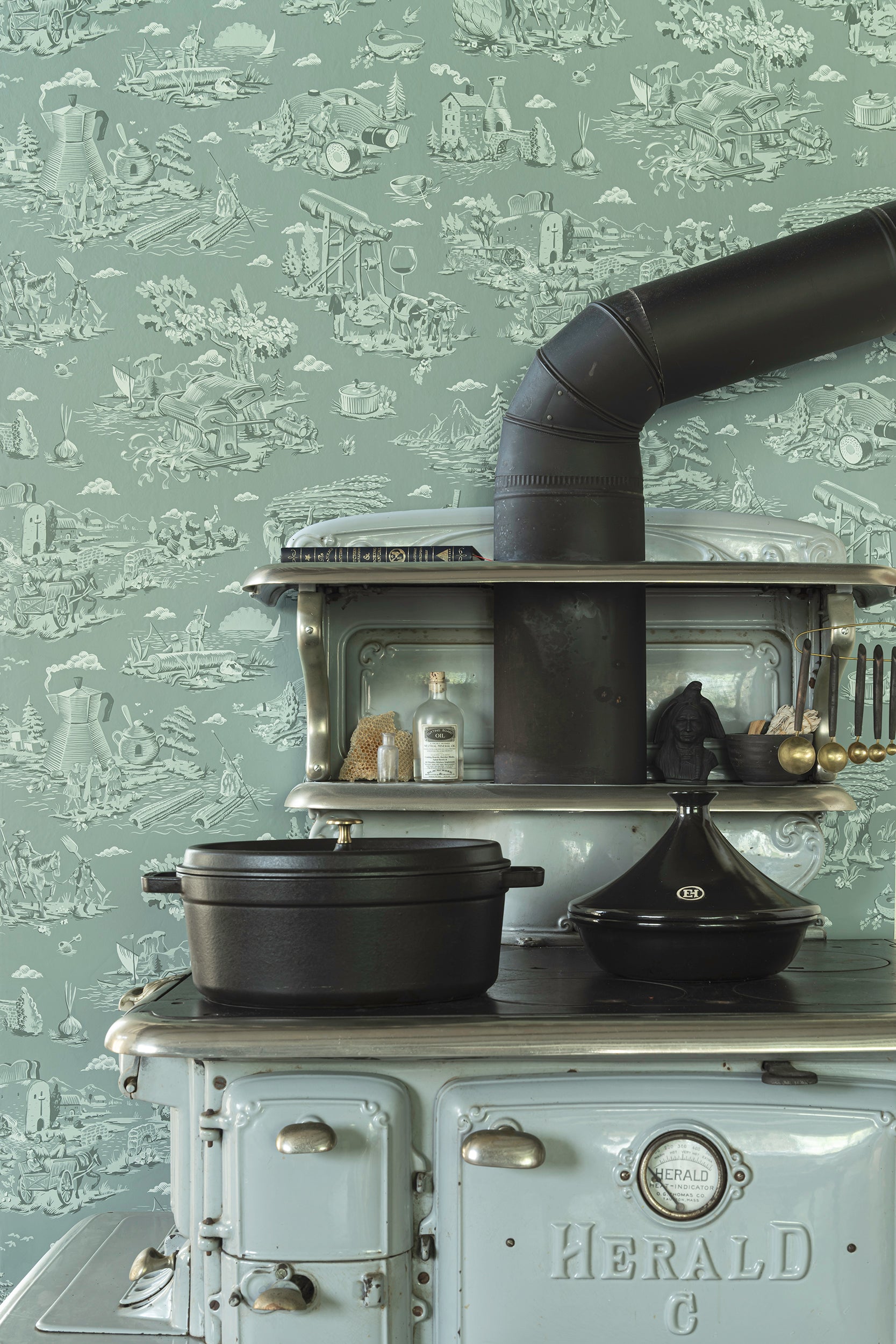 Culinary Toile - Matcha