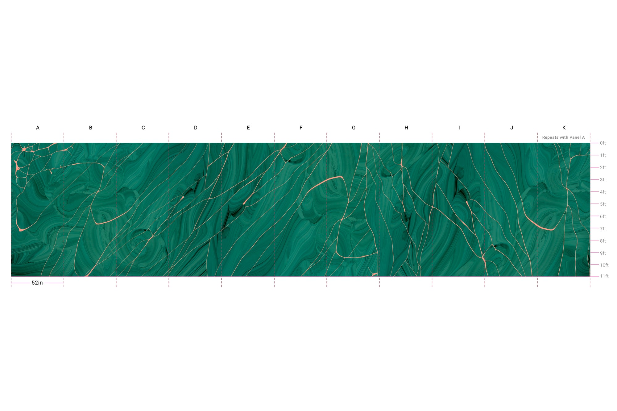 Fracture - Malachite