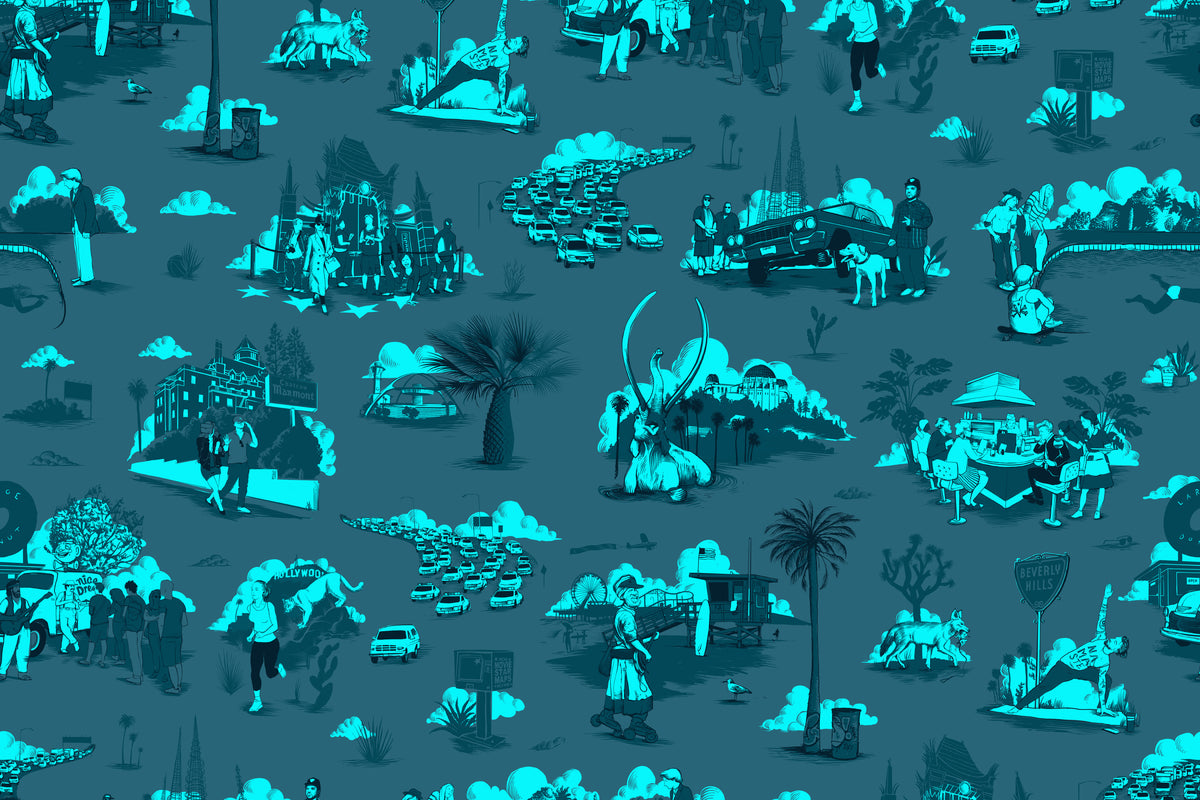 Los Angeles Toile - Hollywood