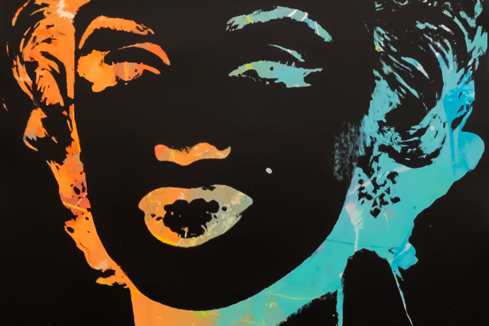 Marilyn Monoprint - Black