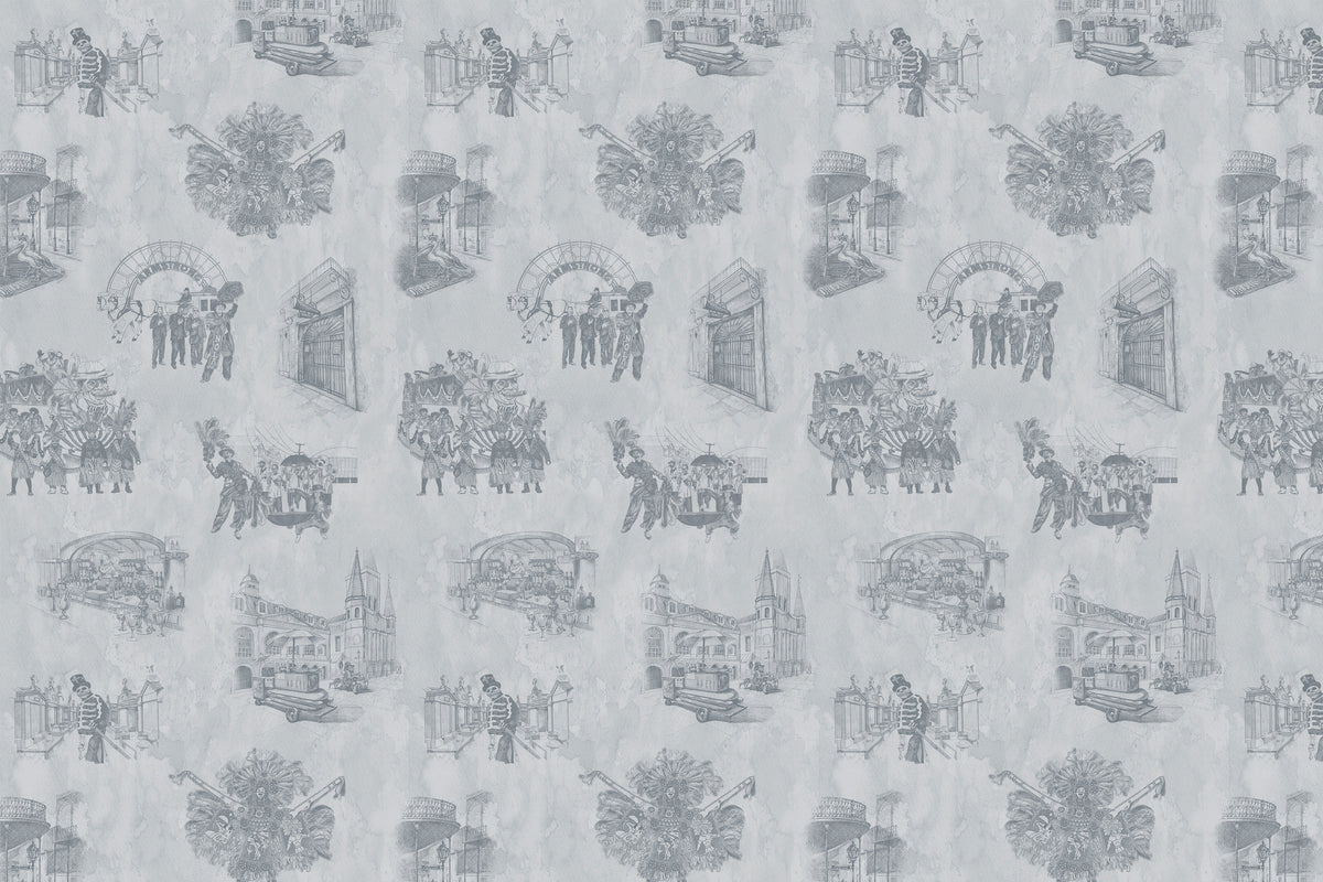 New Orleans Toile: Backstreets - Gris Gris