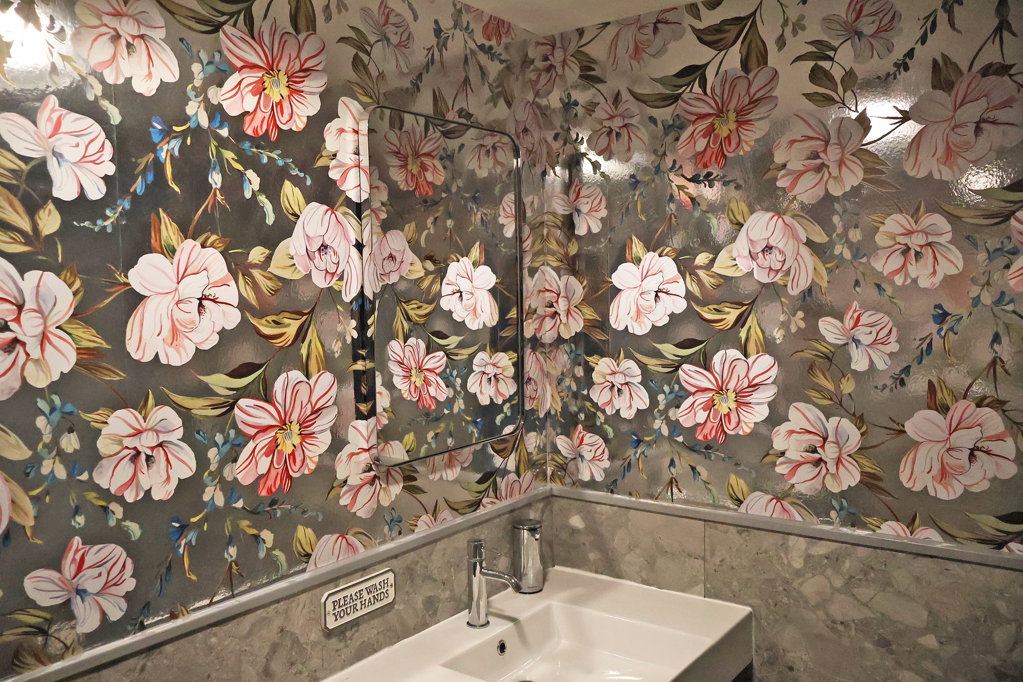 Petite Camellias - Chrome