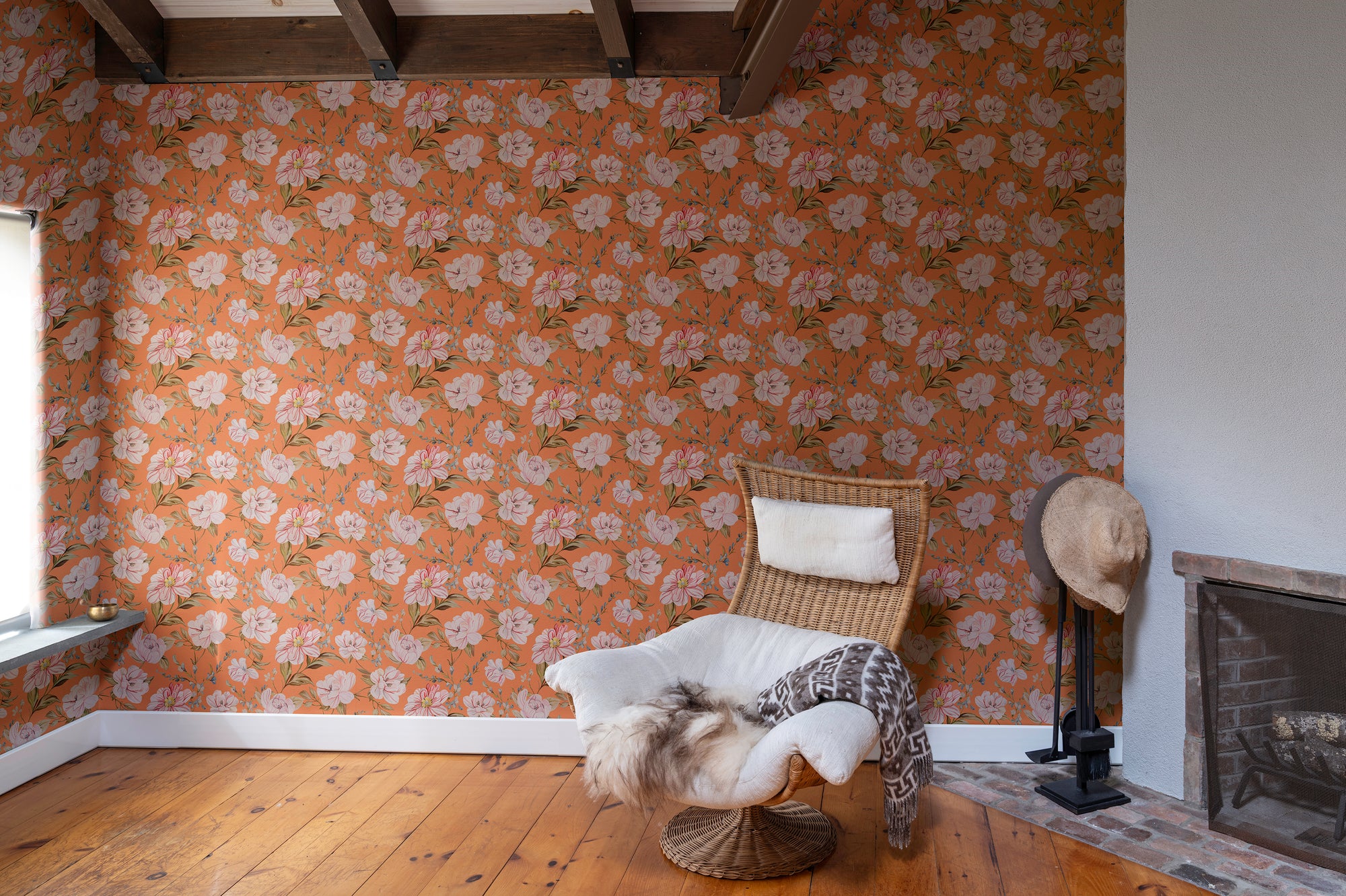 Petite Camellias - Persimmon