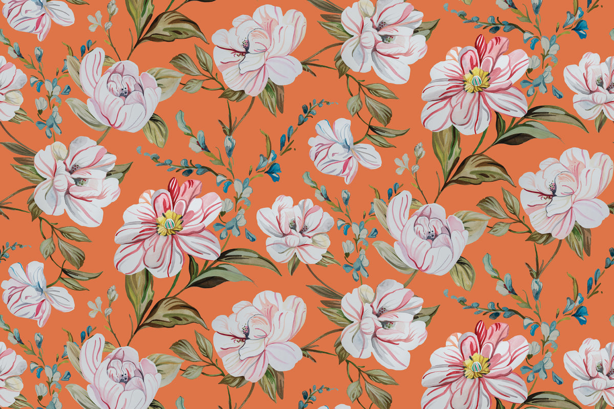 Petite Camellias - Persimmon