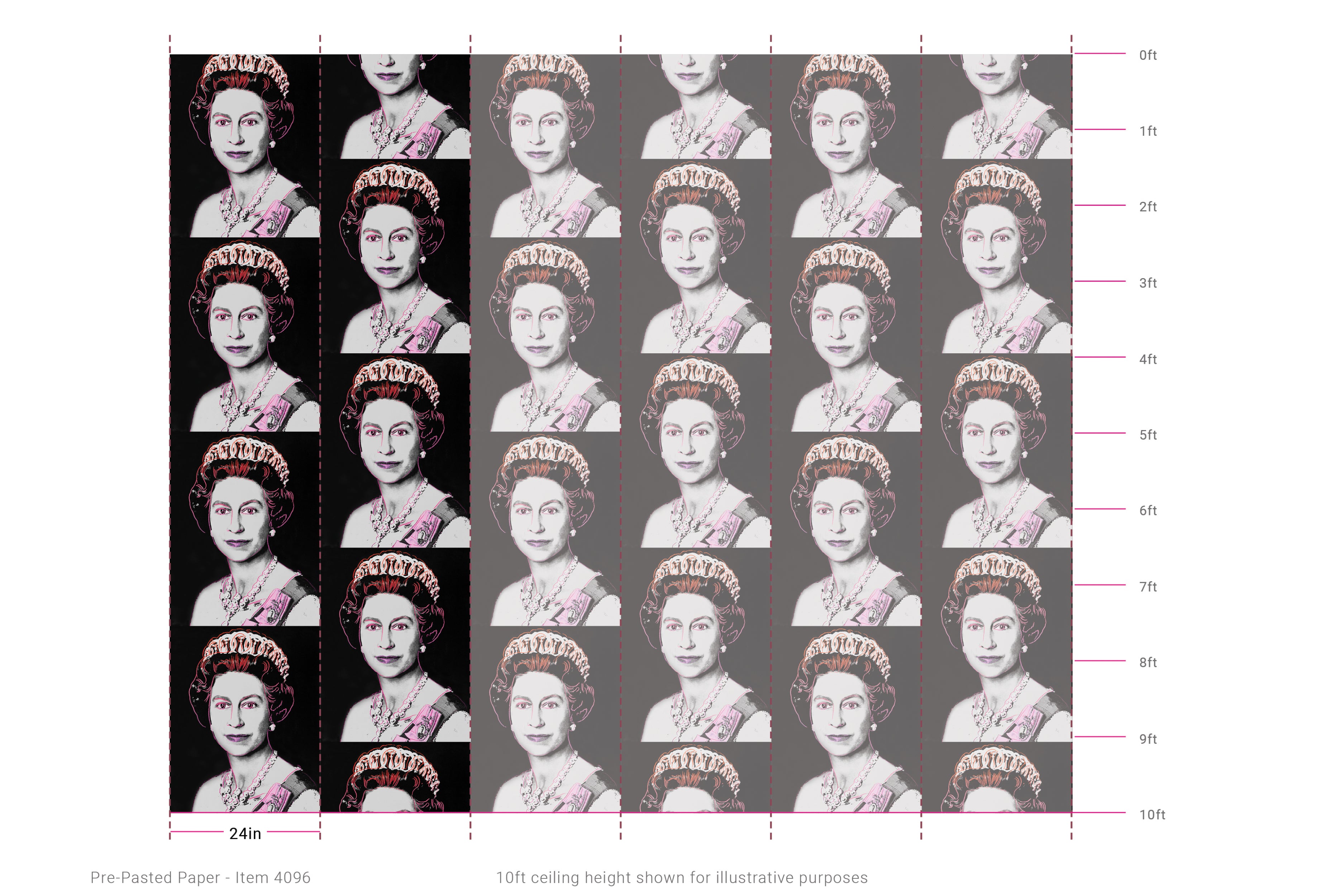 Queen Elizabeth - Neon Grey | Flavor Paper