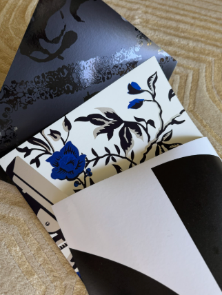 Handscreened Black and White