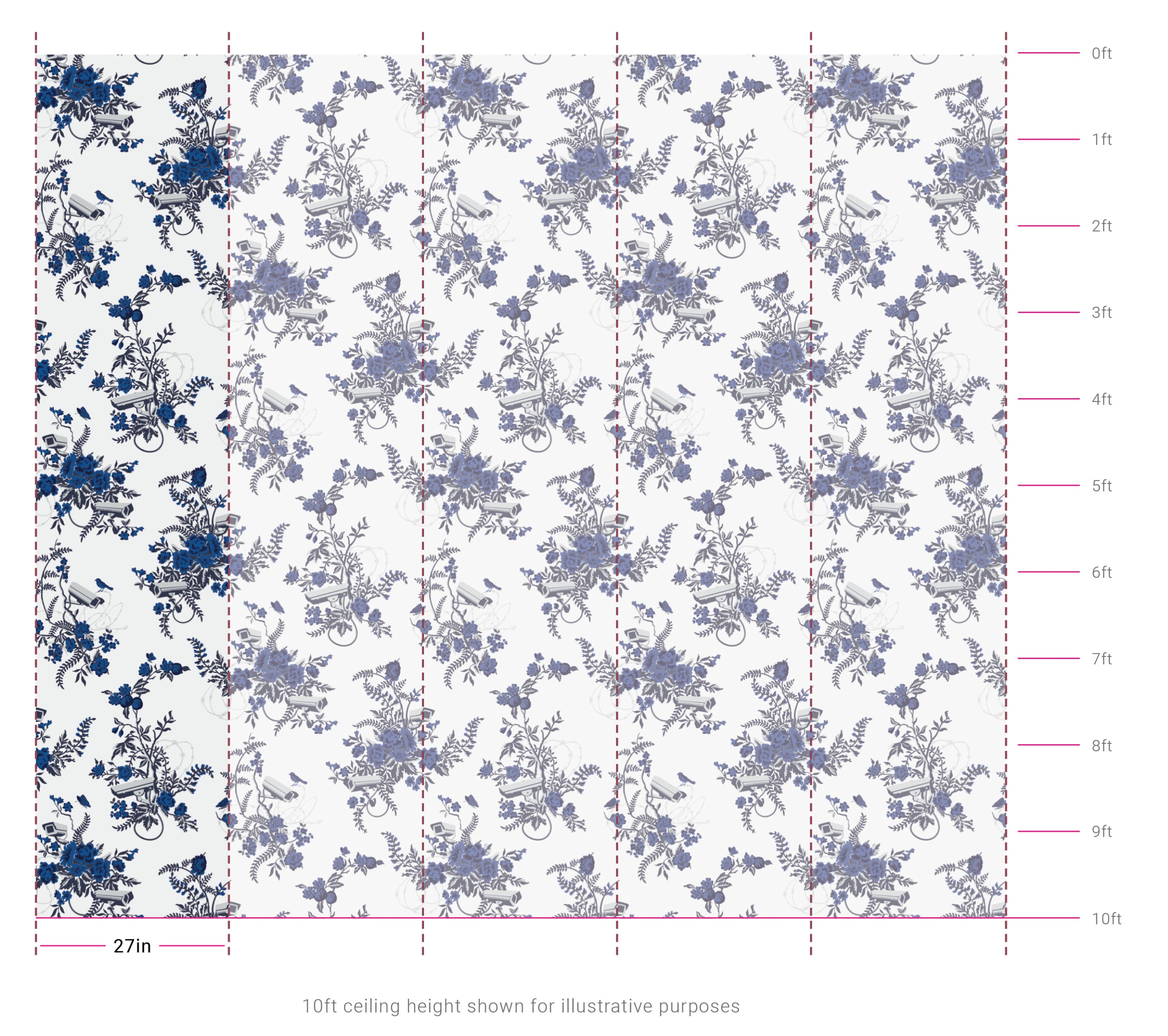 花輝 オーダーページ Vigilant Floral - Delft | Flavor Paper