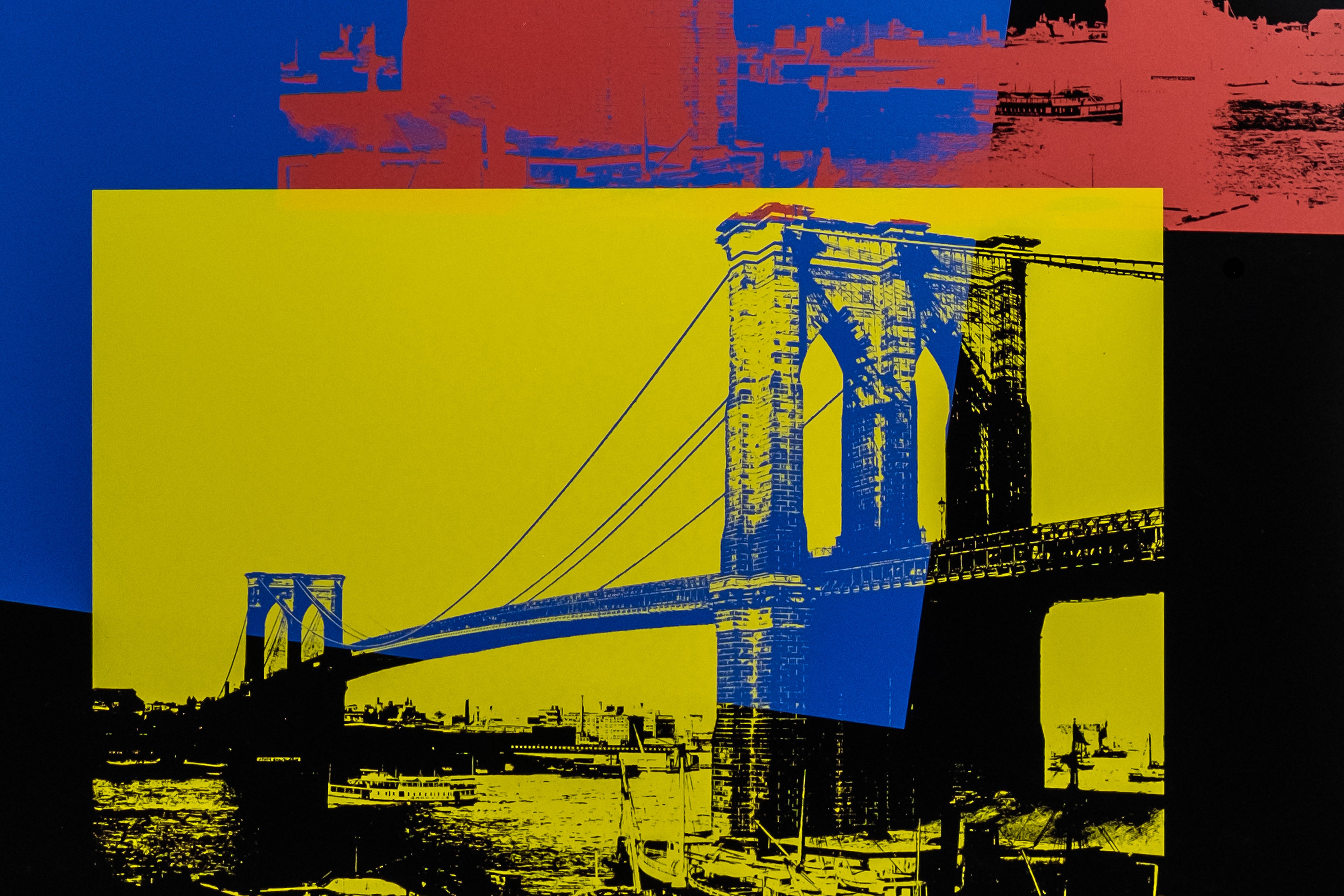 Warhol Brooklyn Bridge - Piet Primary | Flavor Paper
